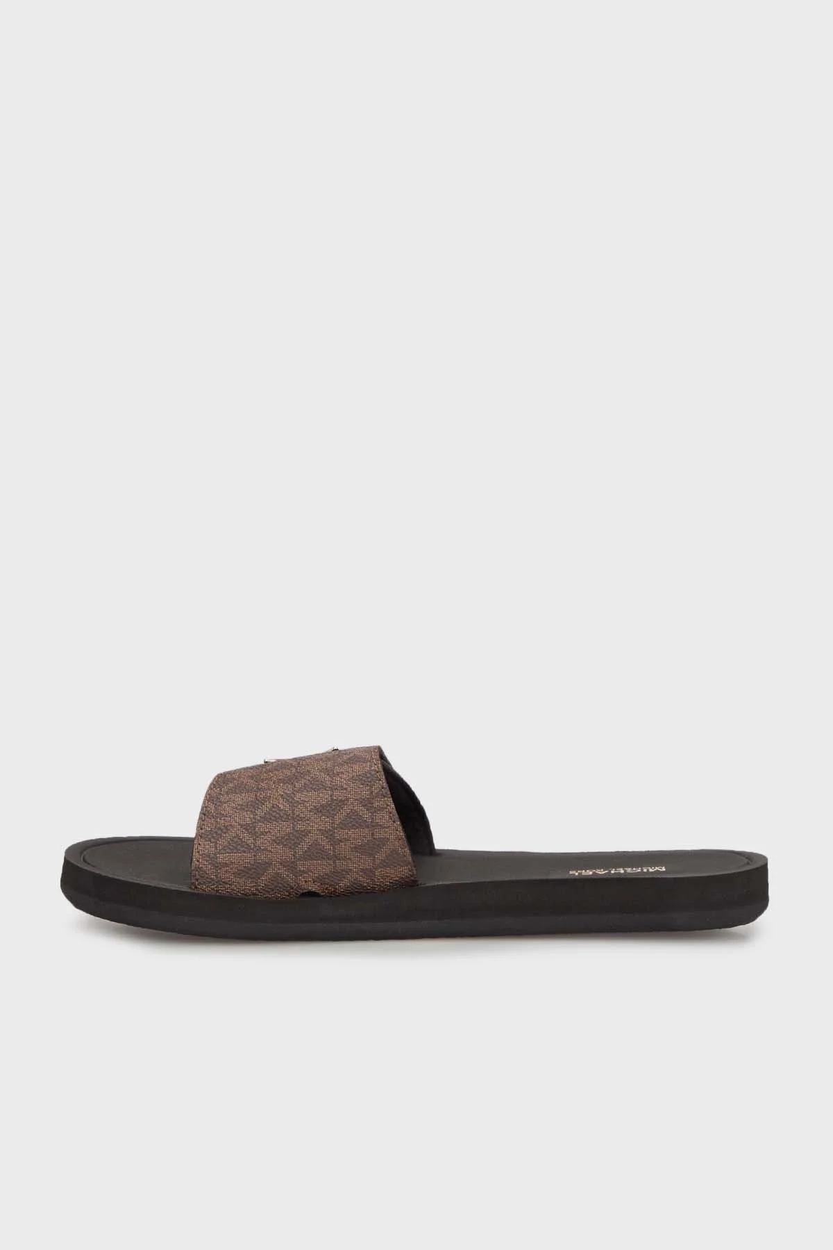 Michael Kors Logolu 49S9PLFA1B200 Bayan Terlik 49S9PLFA1B 200 KAHVE - 2