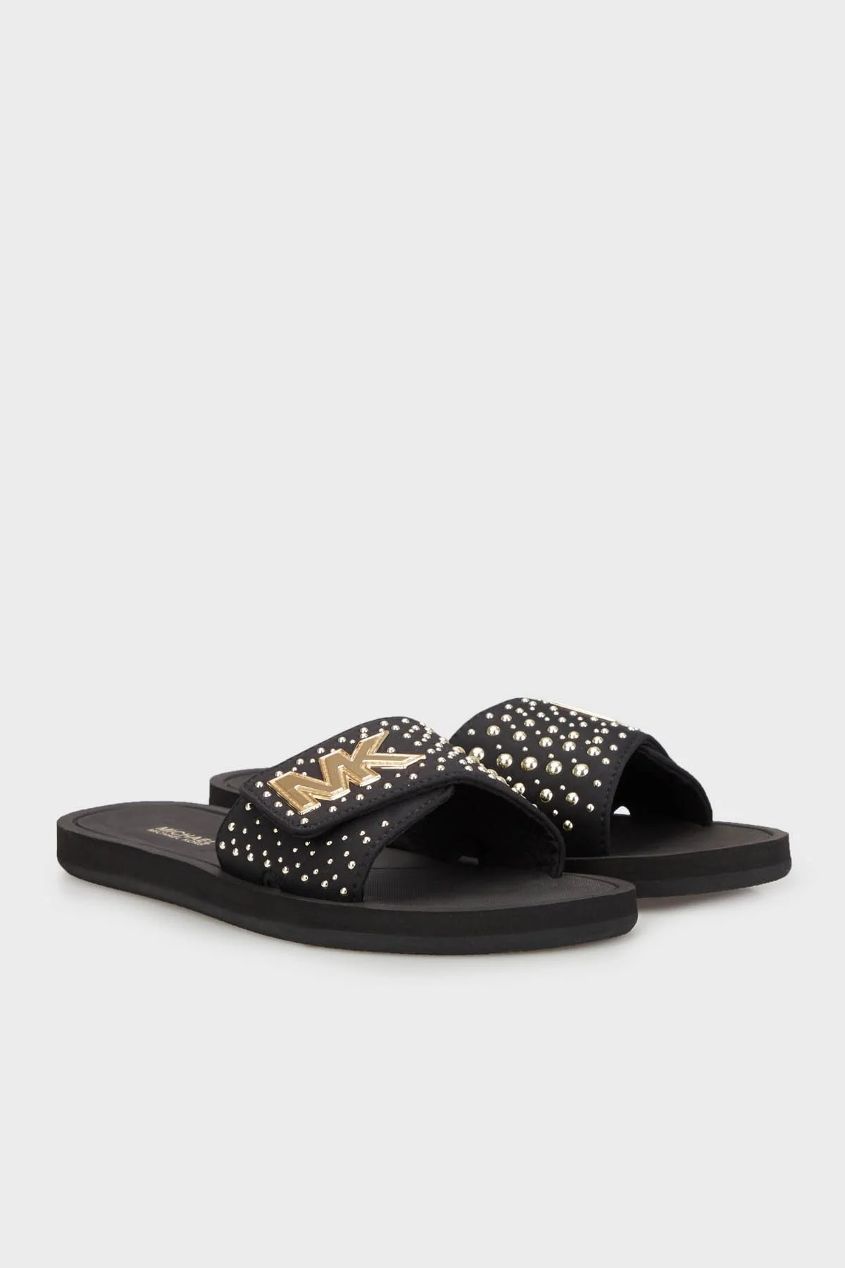 Michael Kors Logolu 49S9PLFA4D001 Bayan Terlik 49S9PLFA4D 001 SİYAH - 3
