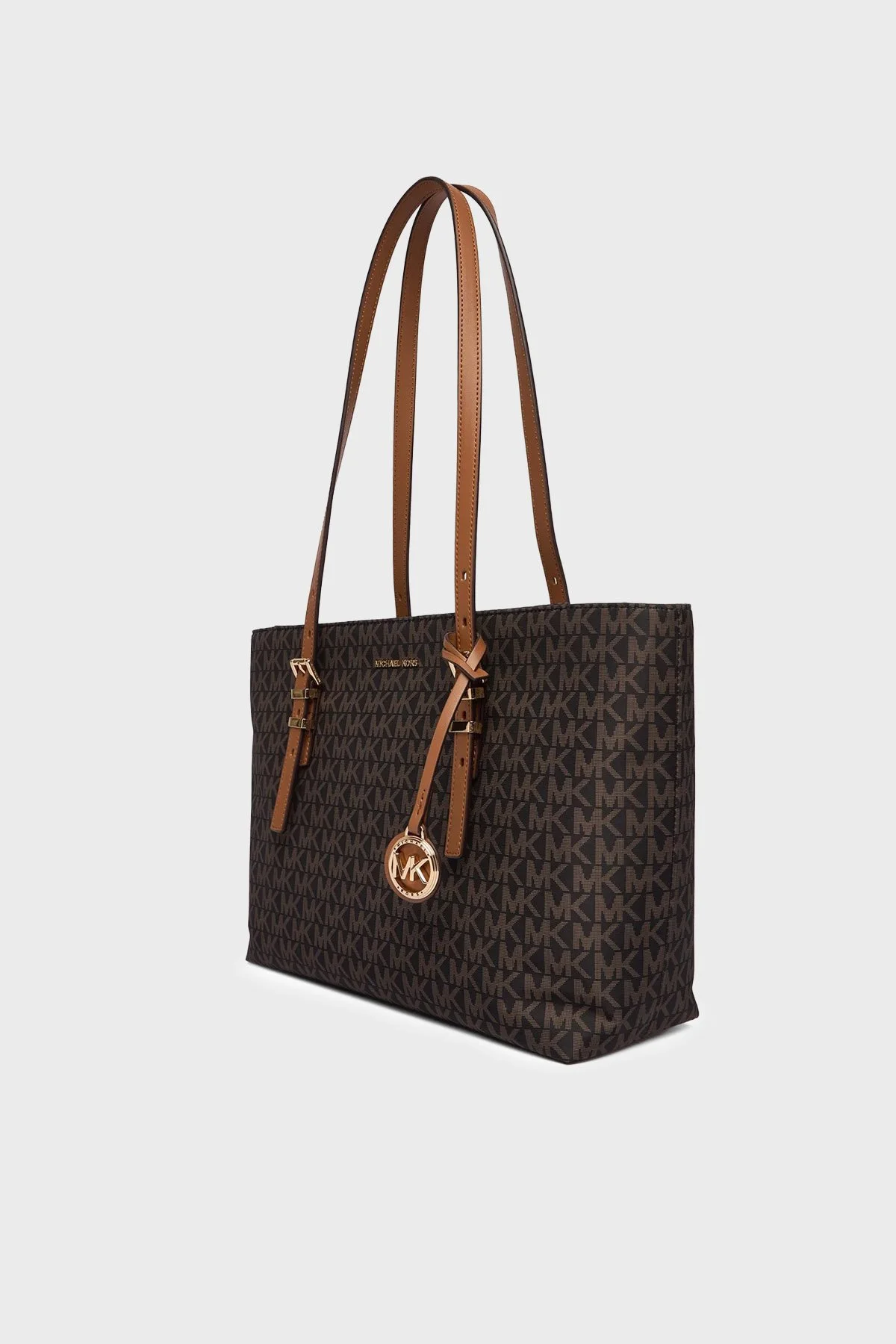 Michael Kors Logolu Ayarlanabilir Askılı 30R6GQNT2C252 Bayan Çanta 30R6GQNT2C 252 KAHVE - 4