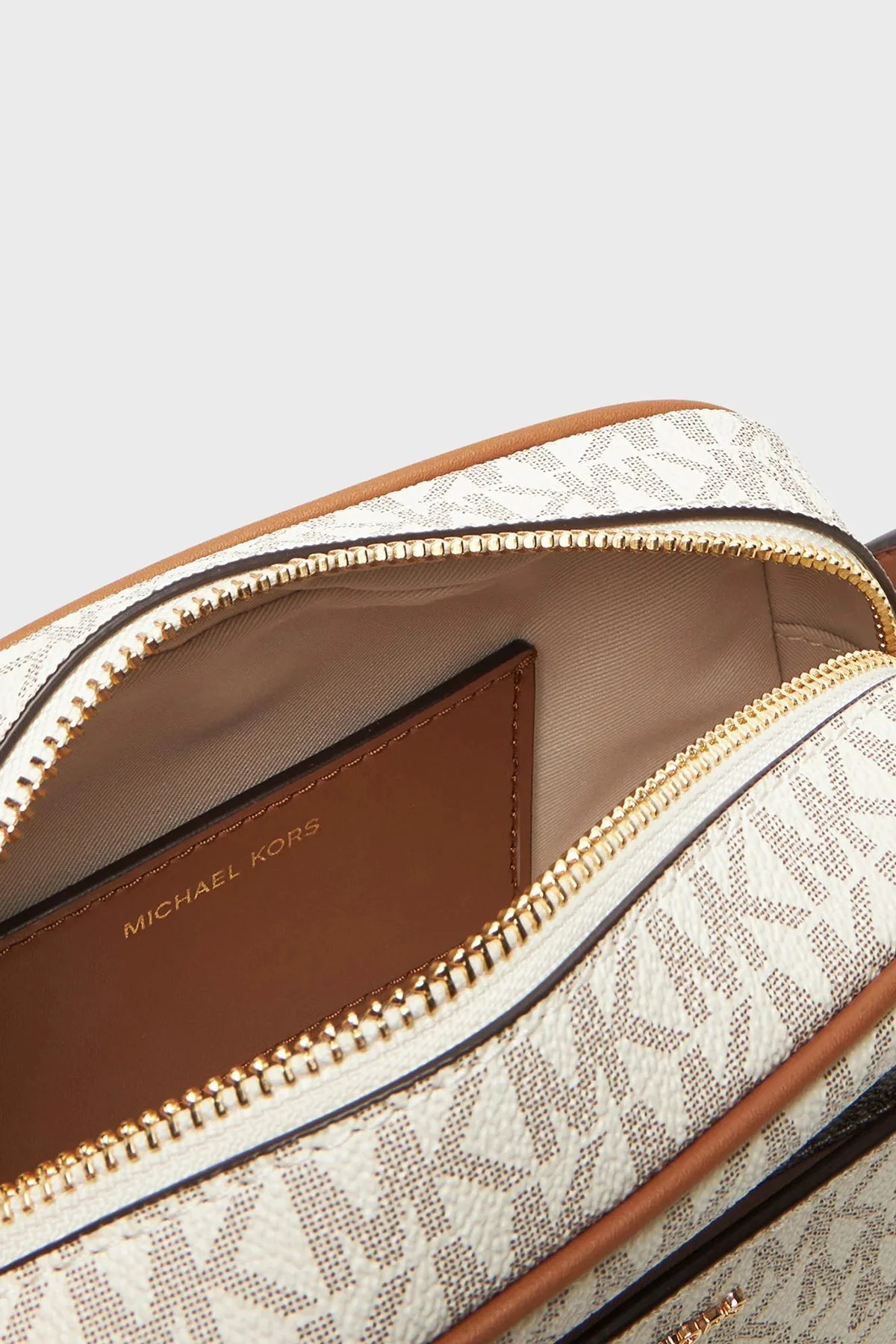 Michael Kors Logolu Ayarlanabilir Askılı 32F5GJ6C5B149 Bayan Çanta 32F5GJ6C5B 149 EKRU - 6