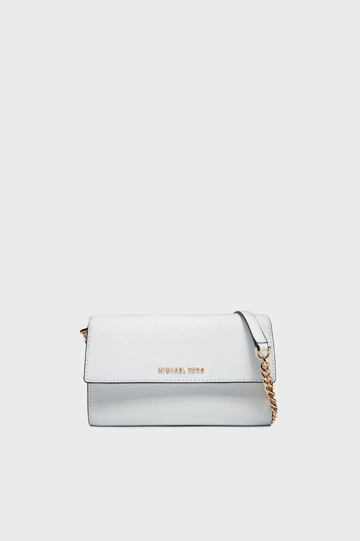 Michael Kors Logolu Ayarlanabilir Askılı 32R4GJ6C9L085 Bayan Çanta 32R4GJ6C9L 085 BEYAZ - 1