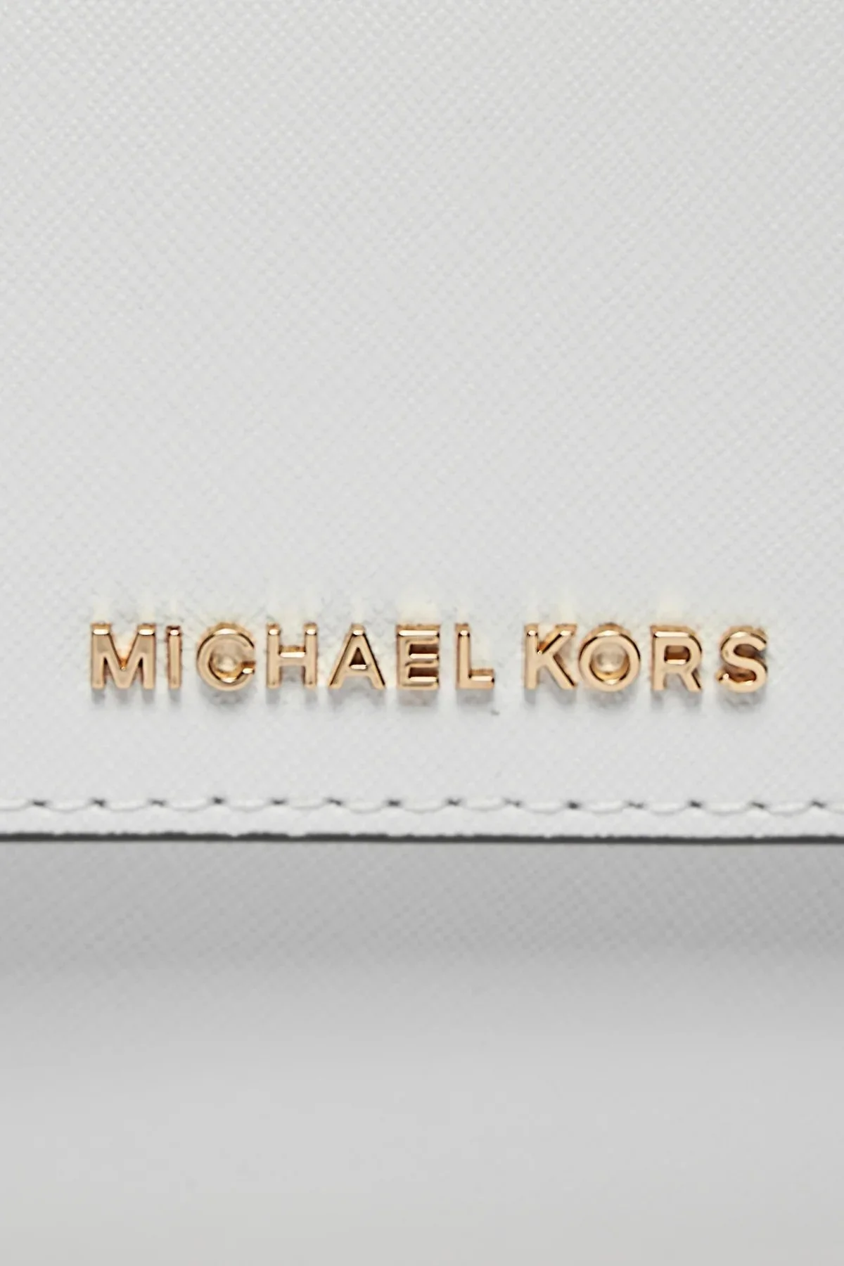 Michael Kors Logolu Ayarlanabilir Askılı 32R4GJ6C9L085 Bayan Çanta 32R4GJ6C9L 085 BEYAZ - 5