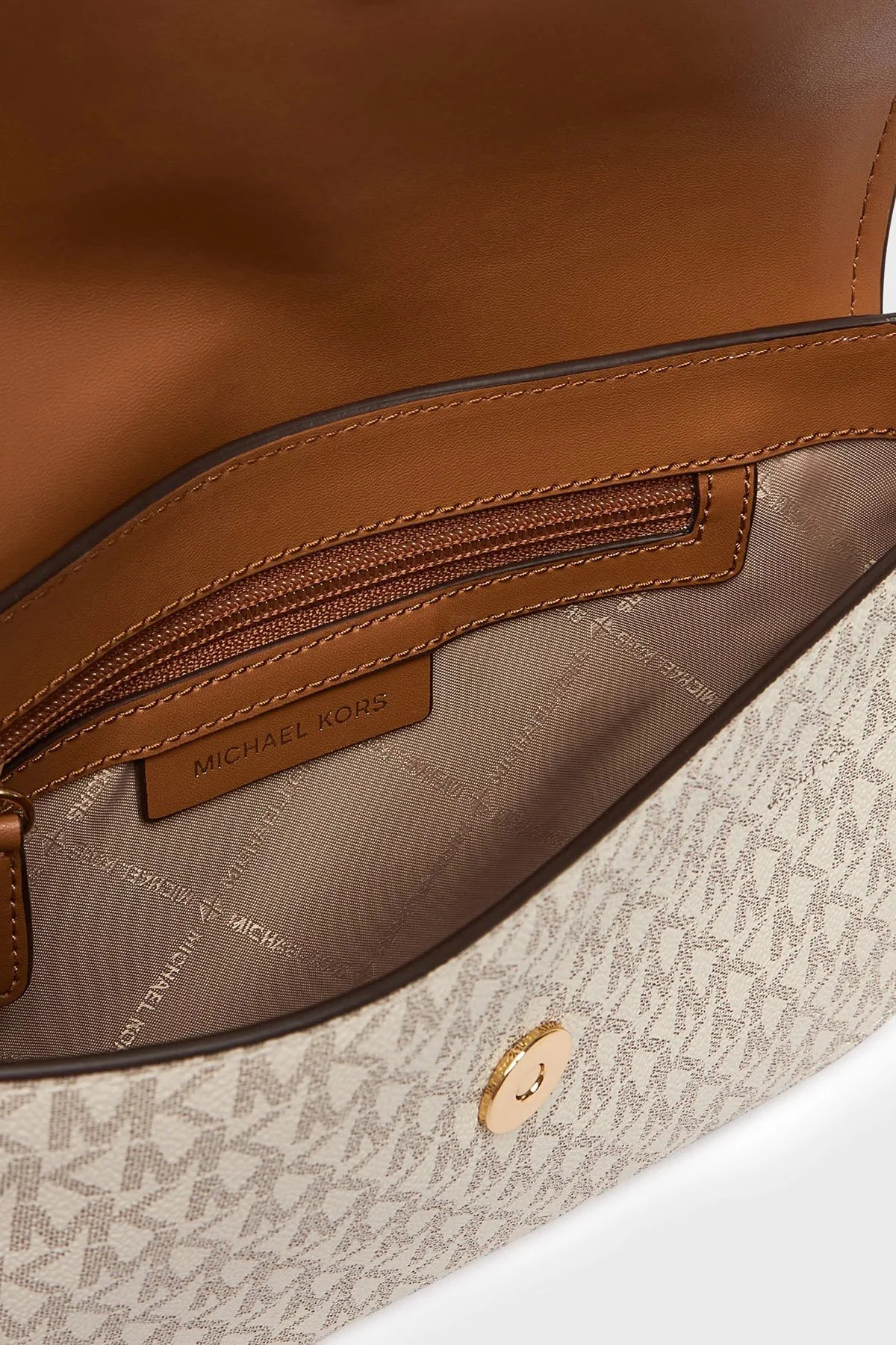 Michael Kors Logolu Ayarlanabilir Askılı 32R6G0XC1B149 Bayan Çanta 32R6G0XC1B 149 EKRU - 7