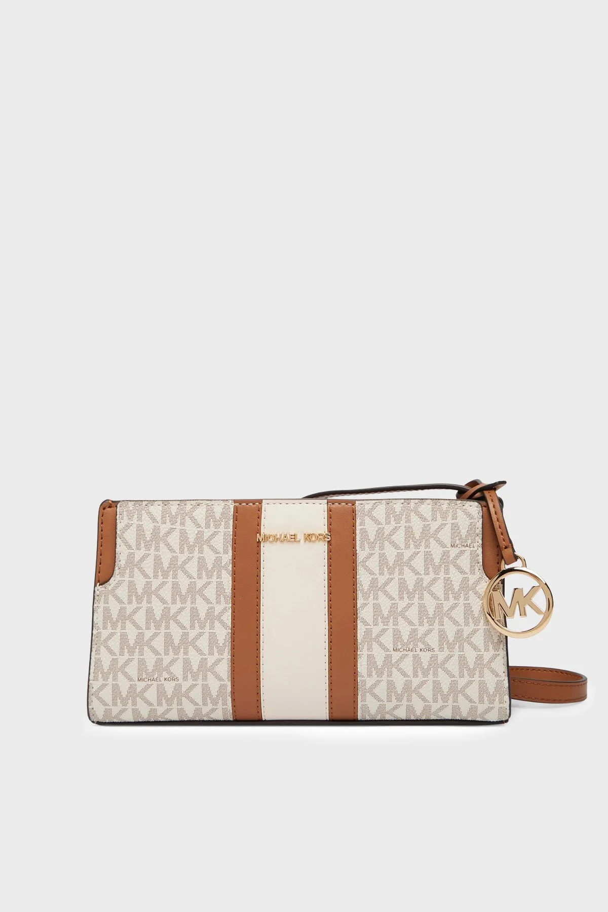 Michael Kors Logolu Ayarlanabilir Askılı 32R6GQ6C1B149 Kadın Çanta 32R6GQ6C1B 149 EKRU - 1
