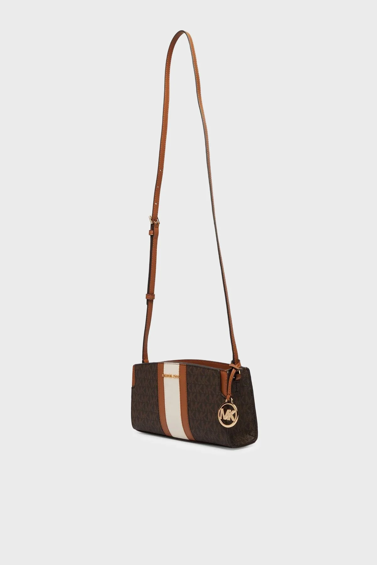Michael Kors Logolu Ayarlanabilir Askılı 32R6GQ6C1B252 Kadın Çanta 32R6GQ6C1B 252 KAHVE - 4