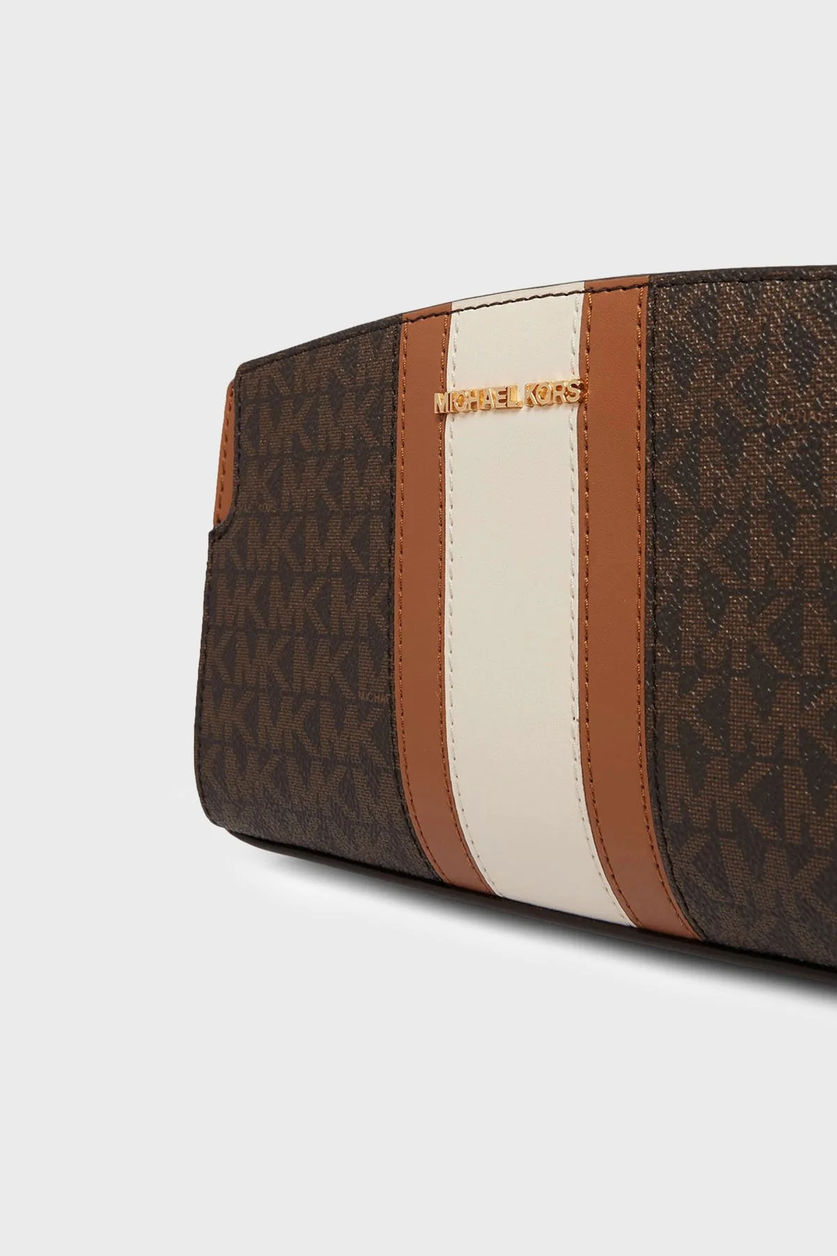 Michael Kors Logolu Ayarlanabilir Askılı 32R6GQ6C1B252 Kadın Çanta 32R6GQ6C1B 252 KAHVE - 5