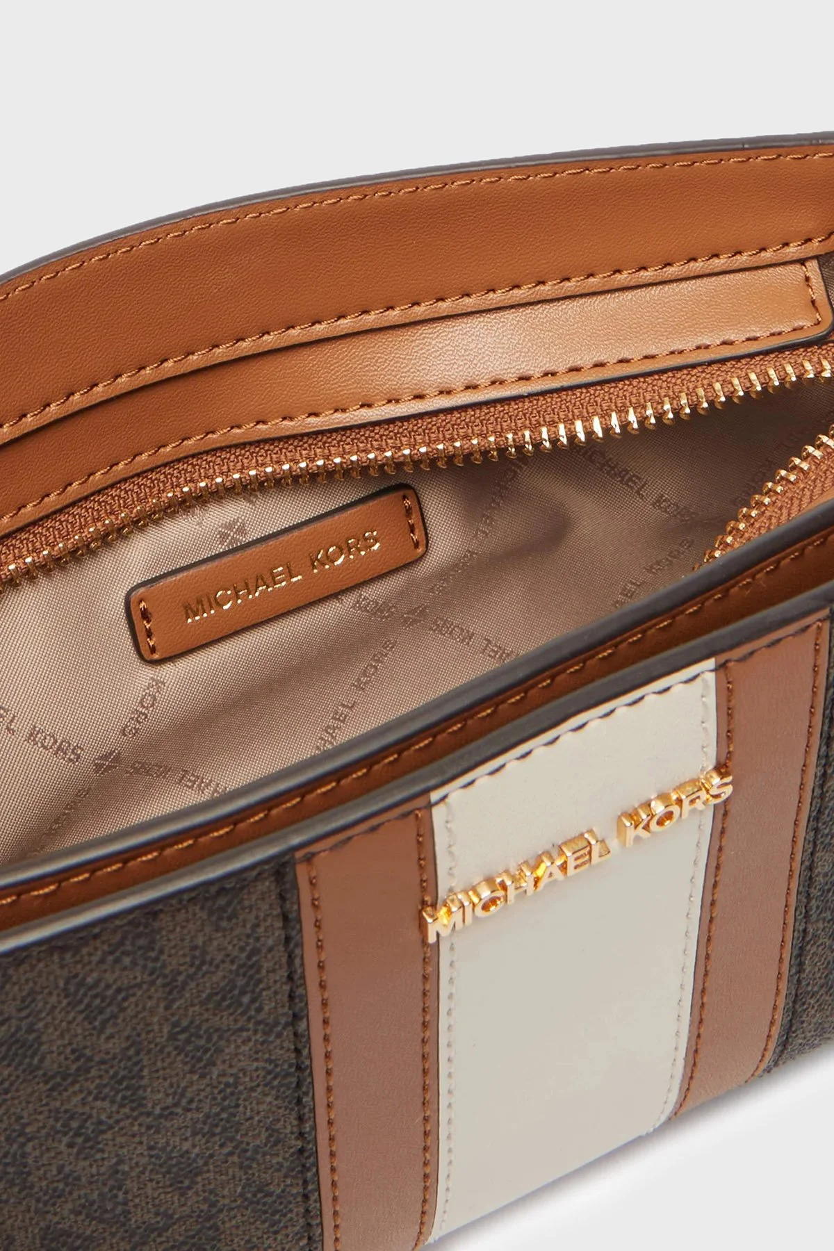 Michael Kors Logolu Ayarlanabilir Askılı 32R6GQ6C1B252 Kadın Çanta 32R6GQ6C1B 252 KAHVE - 6