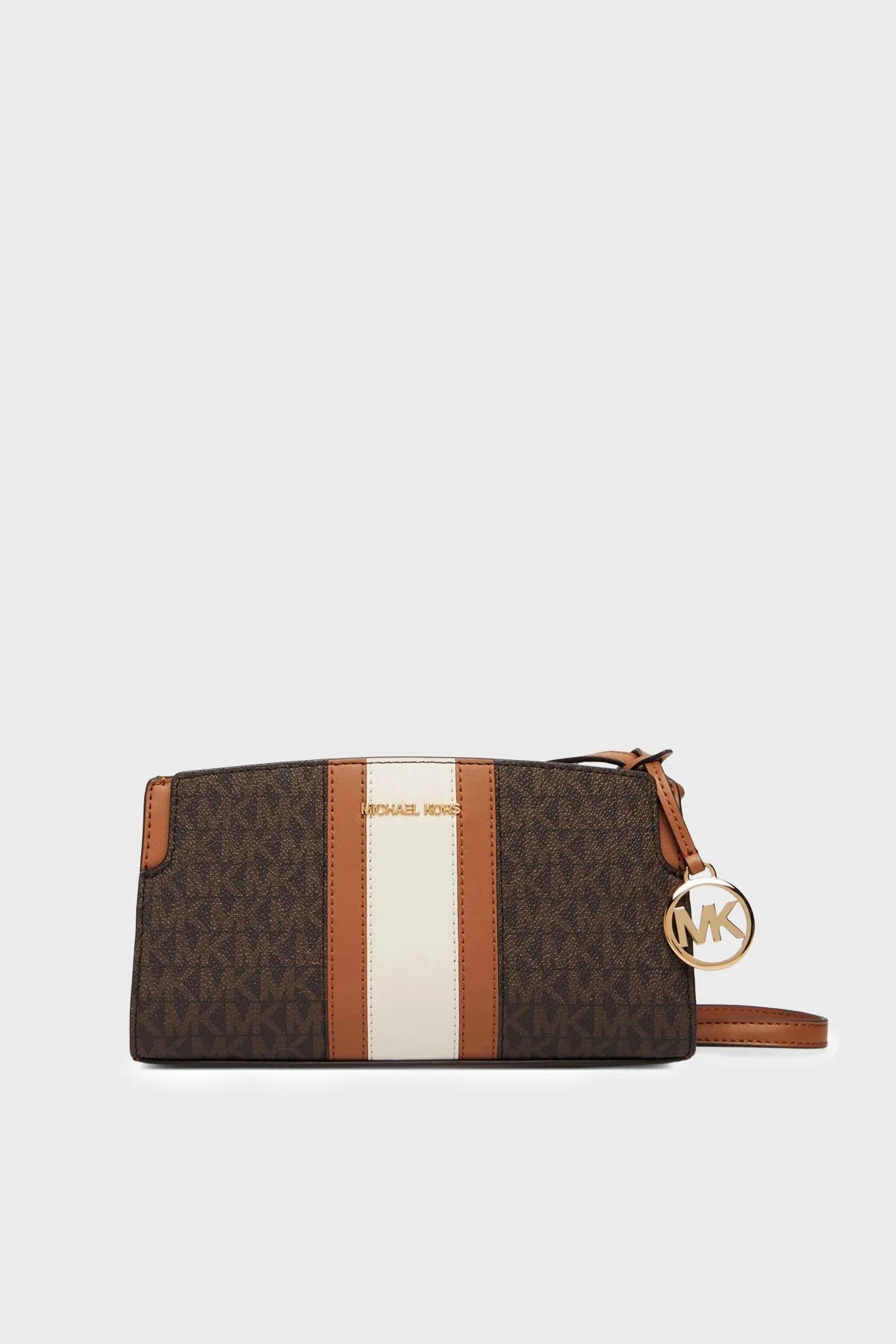 Michael Kors Logolu Ayarlanabilir Askılı 32R6GQ6C1B252 Kadın Çanta 32R6GQ6C1B 252 KAHVE - 1