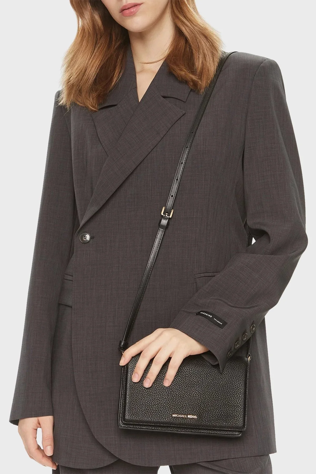 Michael Kors Logolu Ayarlanabilir Askılı 32S4GJ6C6L001 Bayan Çanta 32S4GJ6C6L 001 SİYAH - 6