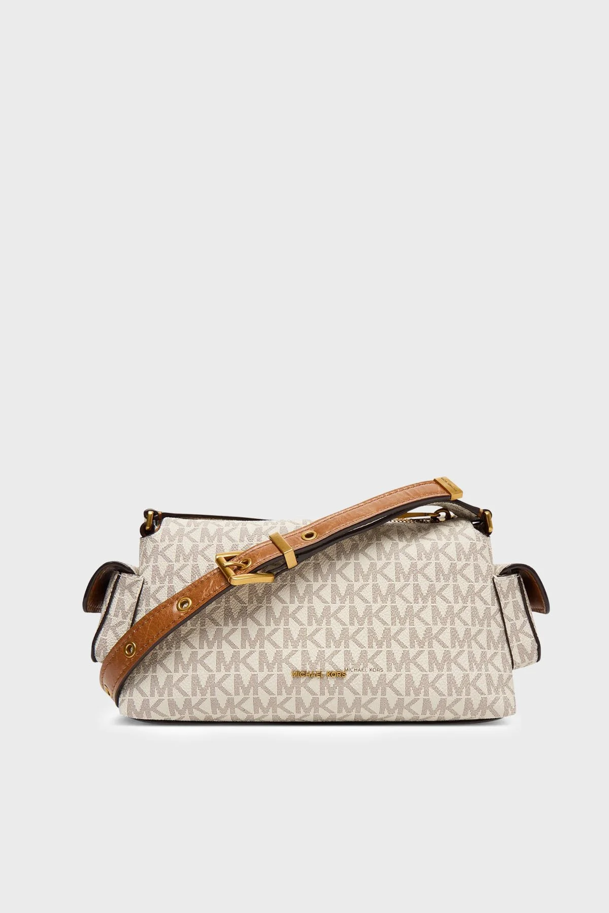 Michael Kors Logolu Ayarlanabilir Askılı 32S5AM3C5B149 Kadın Çanta 32S5AM3C5B 149 EKRU - 3