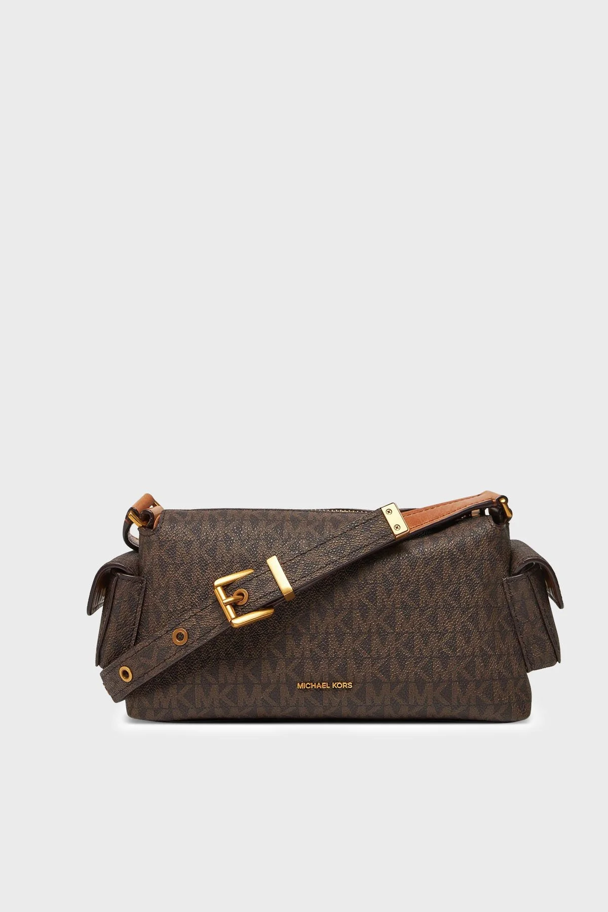 Michael Kors Logolu Ayarlanabilir Askılı 32S5AM3C5B252 Kadın Çanta 32S5AM3C5B 252 KAHVE - 3