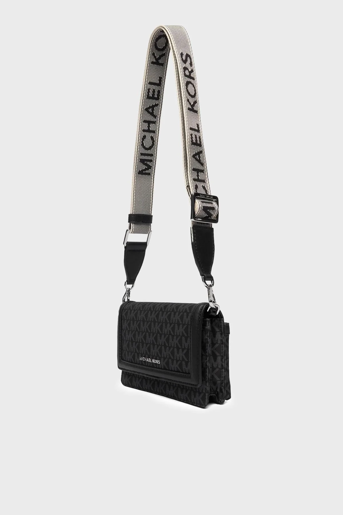 Michael Kors Logolu Ayarlanabilir Askılı 32S5SJ6C1C001 Bayan Çanta 32S5SJ6C1C 001 SİYAH - 4