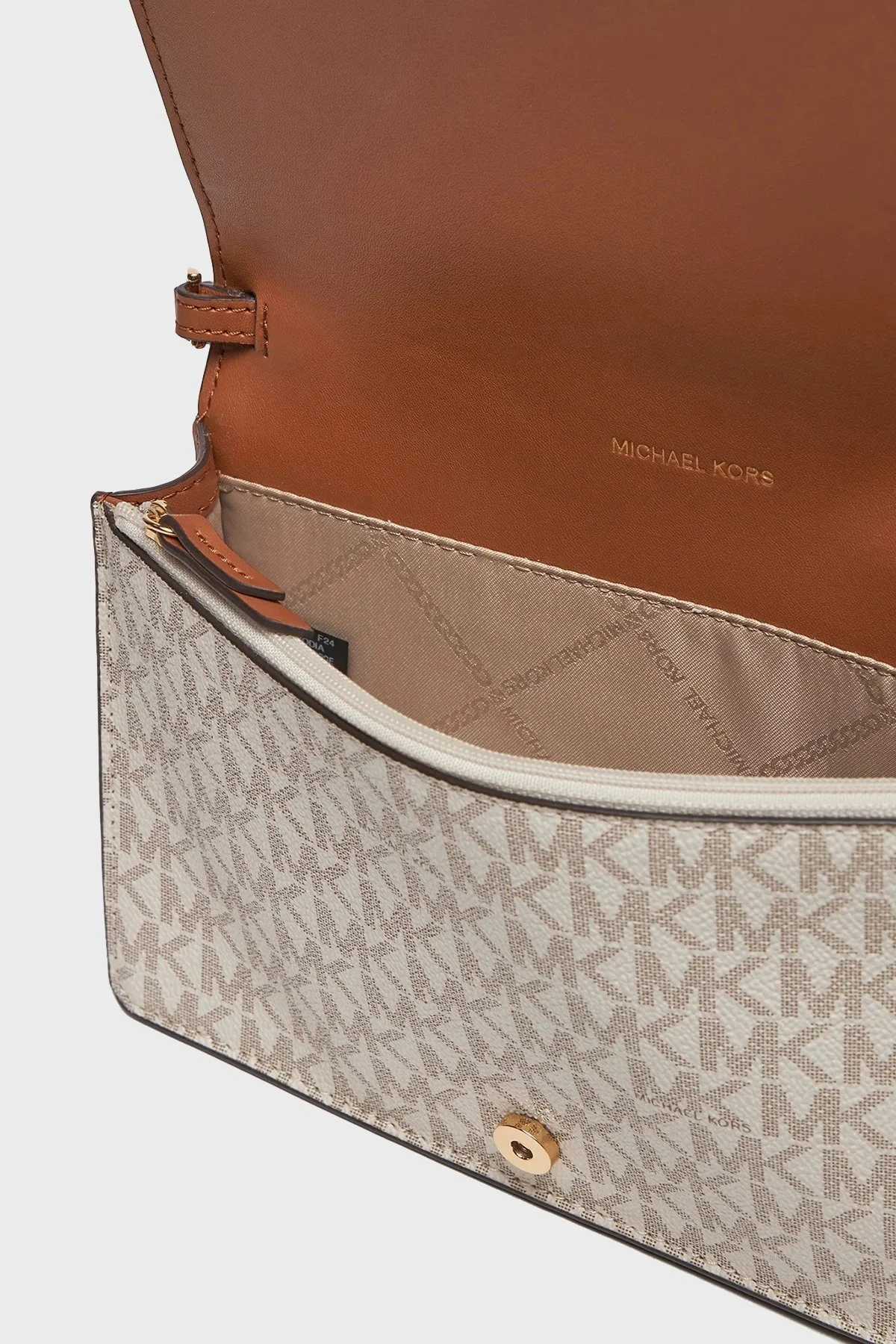 Michael Kors Logolu Ayarlanabilir Askılı 32T4GJ6C6B149 Bayan Çanta 32T4GJ6C6B 149 EKRU - 7