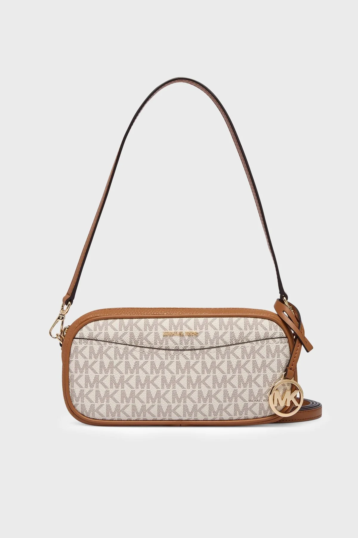 Michael Kors Logolu Ayarlanabilir Askılı 32T6GX5C1B149 Kadın Çanta 32T6GX5C1B 149 Ekru - 1