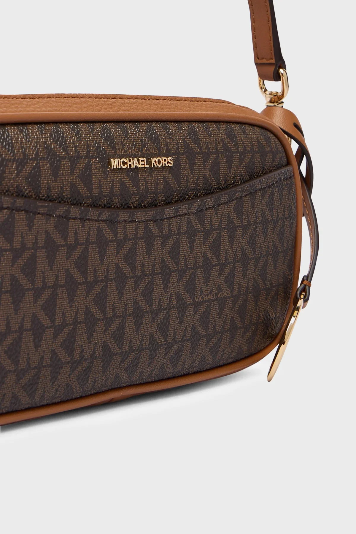 Michael Kors Logolu Ayarlanabilir Askılı 32T6GX5C1B252 Kadın Çanta 32T6GX5C1B 252 Kahve - 5