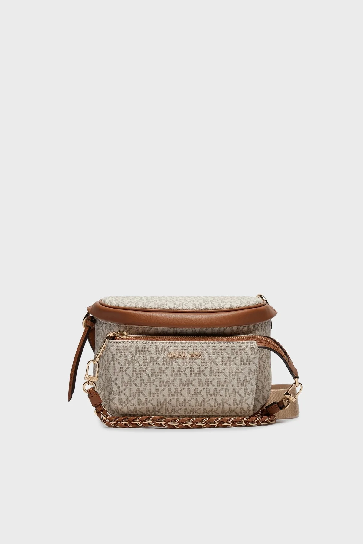Michael Kors Logolu Ayarlanabilir Omuz Askılı 30S4G04M0B149 Bayan Çanta 30S4G04M0B 149 EKRU - 1