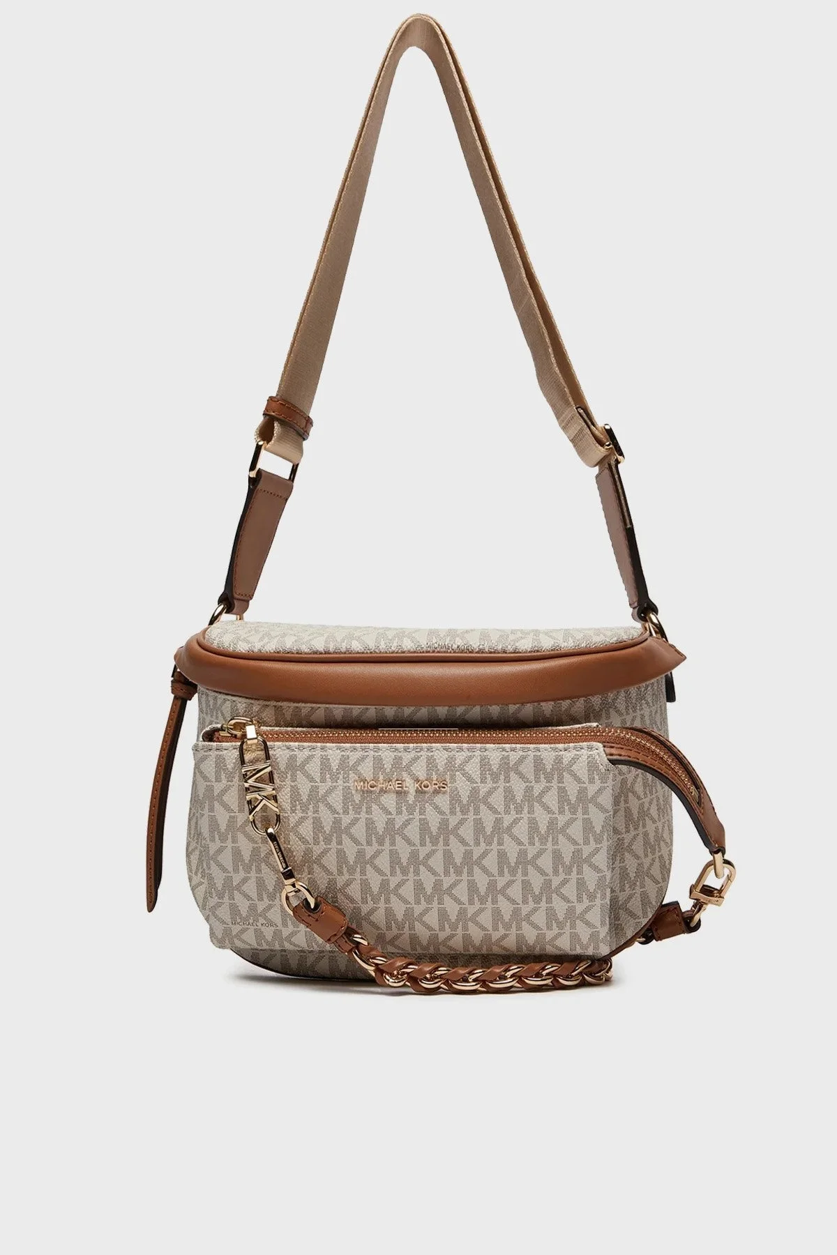 Michael Kors Logolu Ayarlanabilir Omuz Askılı 30S4G04M0B149 Bayan Çanta 30S4G04M0B 149 EKRU - 4