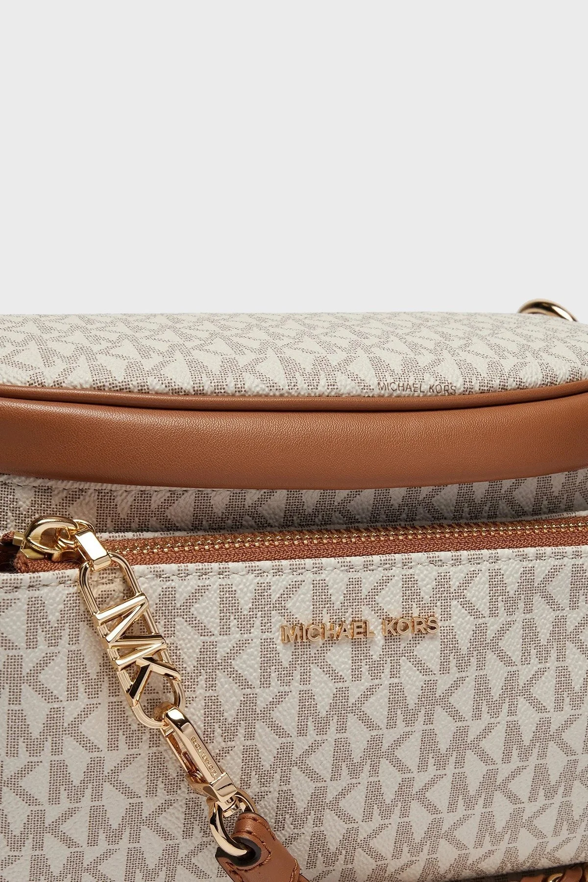 Michael Kors Logolu Ayarlanabilir Omuz Askılı 30S4G04M0B149 Bayan Çanta 30S4G04M0B 149 EKRU - 12