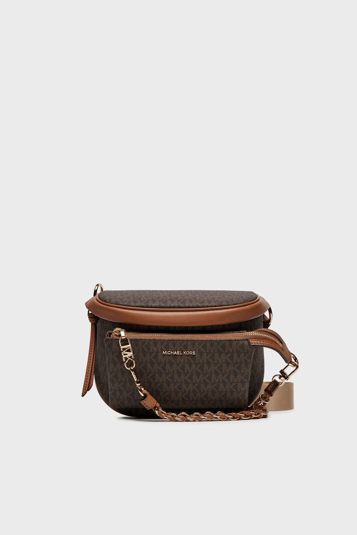Michael Kors Logolu Ayarlanabilir Omuz Askılı 30S4G04M0B252 Bayan Çanta 30S4G04M0B 252 KAHVE - 1
