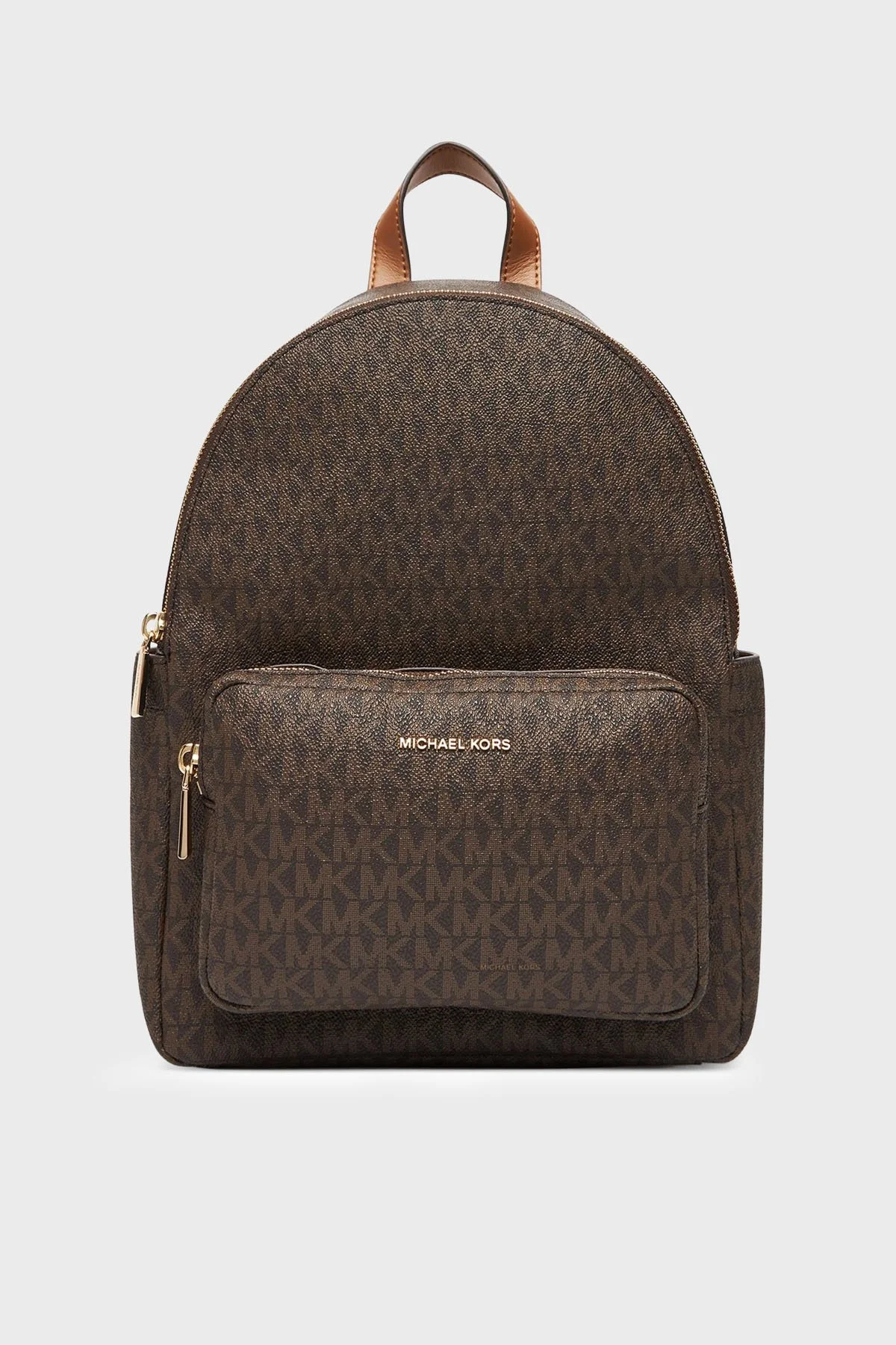 Michael Kors Logolu Ayarlanabilir Omuz Askılı 30T5GTNB2B252 Kadın Sırt Çantası 30T5GTNB2B 252 Kahve - 1