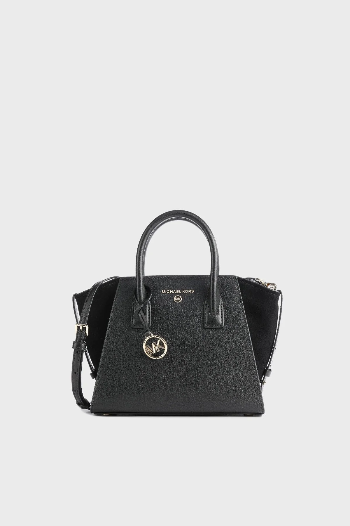 Michael Kors Logolu Ayarlanabilir Omuz Askılı Deri 30F2G4VS1L Bayan Çanta 30F2G4VS1L BLACK SİYAH - 1