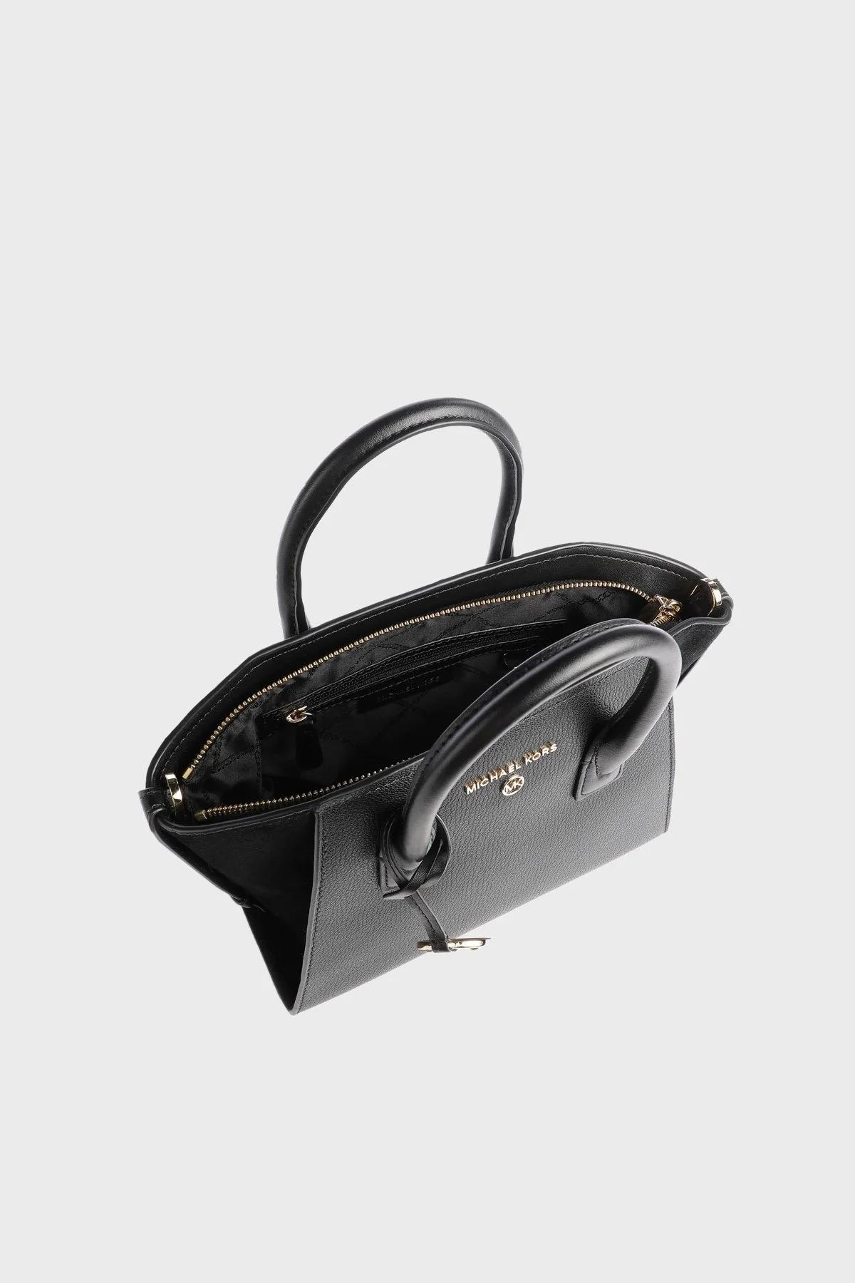 Michael Kors Logolu Ayarlanabilir Omuz Askılı Deri 30F2G4VS1L Bayan Çanta 30F2G4VS1L BLACK SİYAH - 4