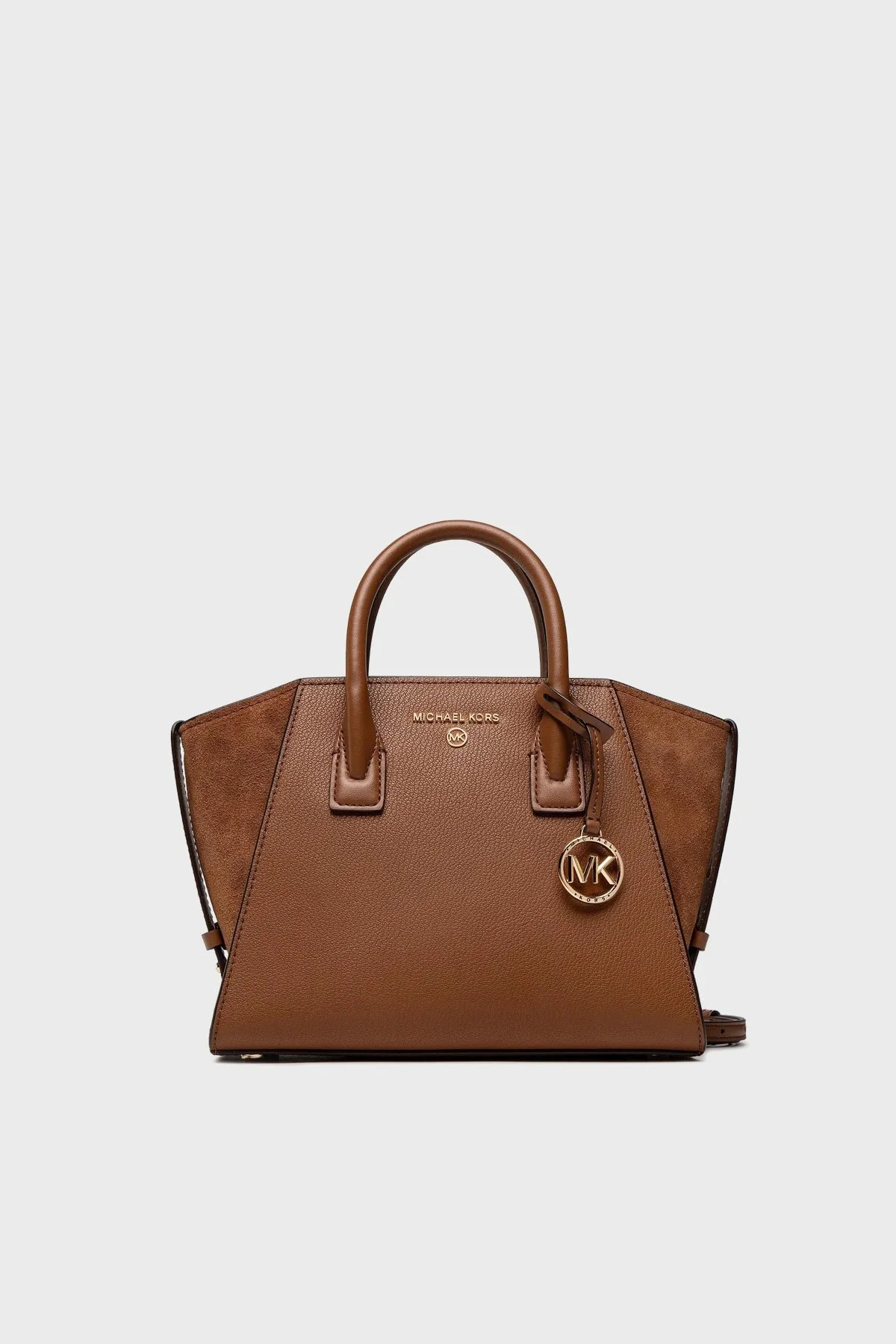 Michael Kors Logolu Ayarlanabilir Omuz Askılı Deri 30F2G4VS1L Bayan Çanta 30F2G4VS1L LUGGAGE TABA - 1
