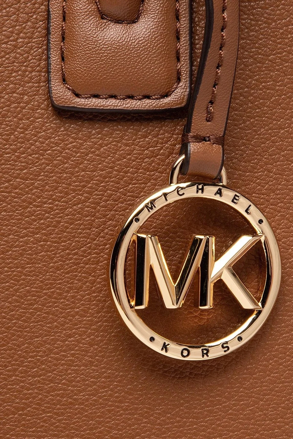 Michael Kors Logolu Ayarlanabilir Omuz Askılı Deri 30F2G4VS1L Bayan Çanta 30F2G4VS1L LUGGAGE TABA - 2