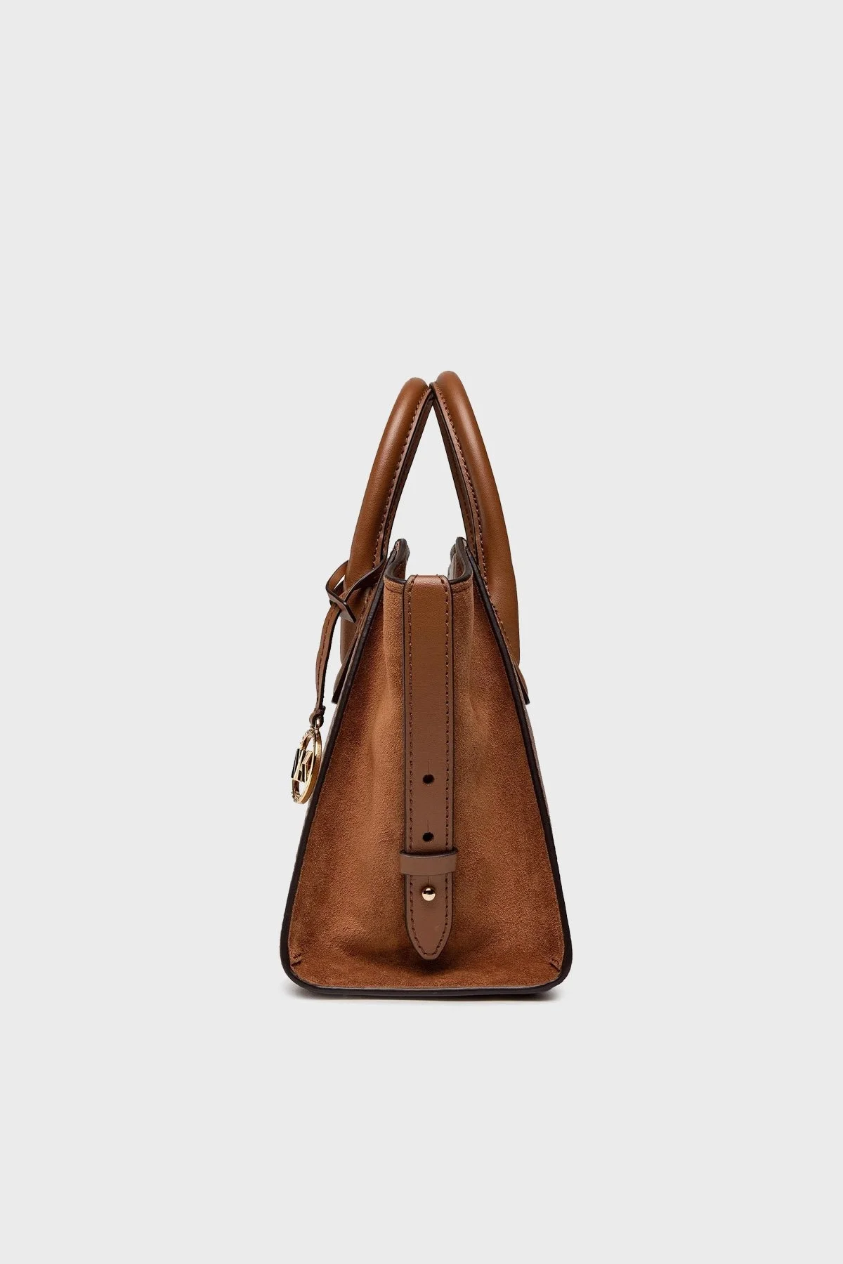 Michael Kors Logolu Ayarlanabilir Omuz Askılı Deri 30F2G4VS1L Bayan Çanta 30F2G4VS1L LUGGAGE TABA - 3