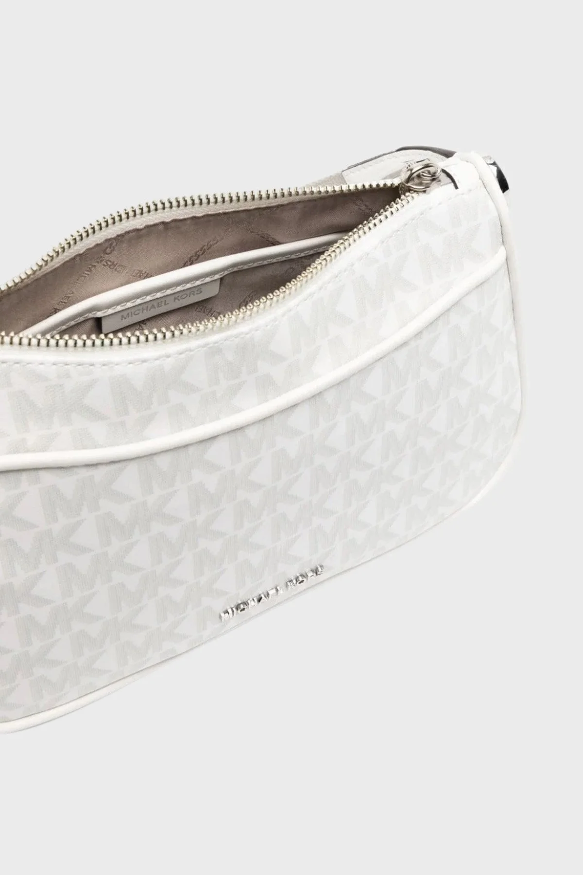 Michael Kors Logolu Ayarlanabilir Omuz Askılı Mini Cüzdanlı 32S3SJ6C8V101 Bayan Çanta 32S3SJ6C8V 101 YEŞİL-BEYAZ - 5