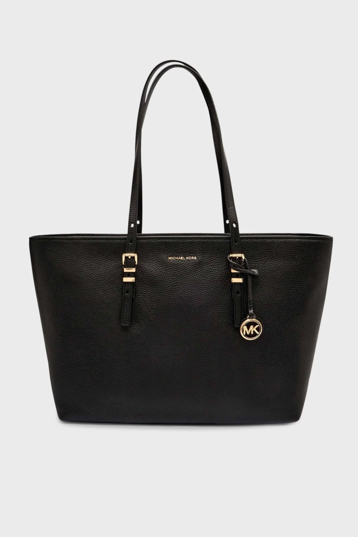 Michael Kors Logolu Ayarlanabilir Tutma Saplı Büyük 30T5GQNT9L001 Bayan Çanta 30T5GQNT9L 001 SİYAH - 1