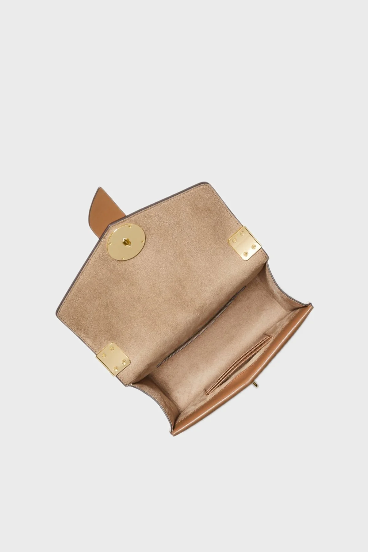 Michael Kors Logolu Ayarlanabilir Uzatma Askılı % 100 Deri Greenwich Bayan Çanta 32S1GGRC0B 149 VANİLYA - 4