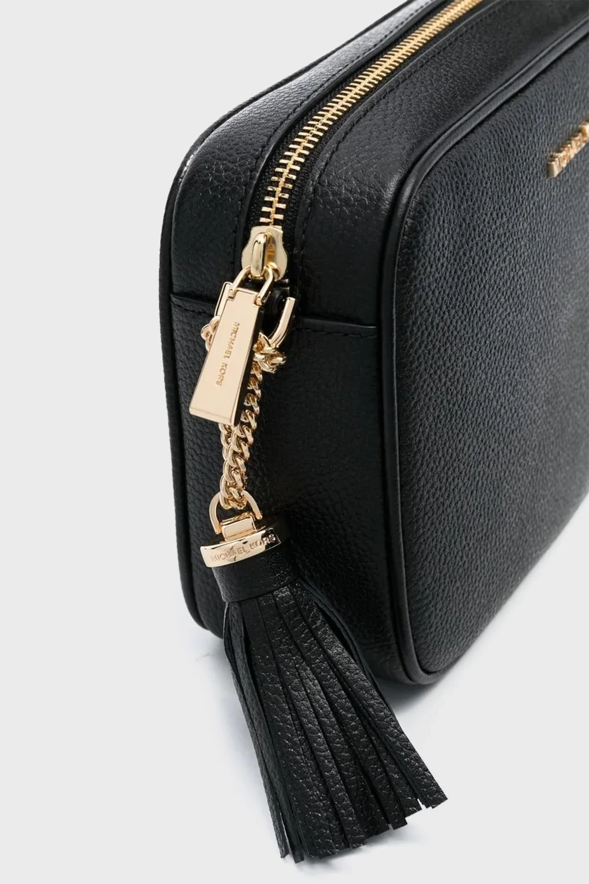 Michael Kors Logolu Ayarlanabilir Uzatma Askılı % 100 Deri Jet Set Bayan Çanta 32F7GGNM8L 001 SİYAH - 13