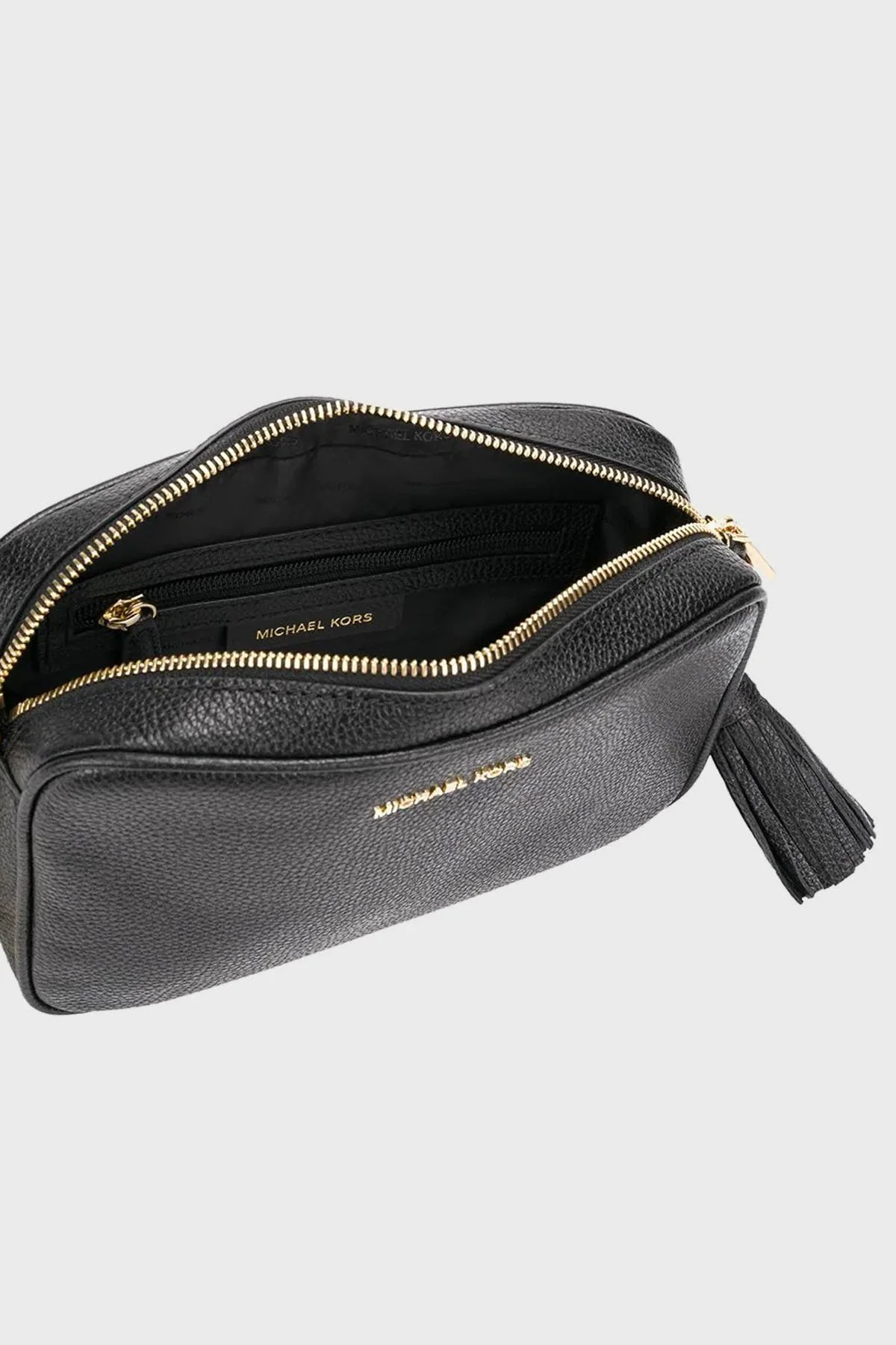 Michael Kors Logolu Ayarlanabilir Uzatma Askılı % 100 Deri Jet Set Bayan Çanta 32F7GGNM8L 001 SİYAH - 14