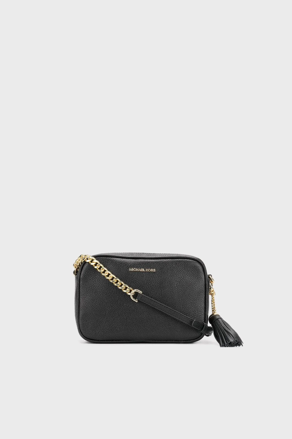 Michael Kors Logolu Ayarlanabilir Uzatma Askılı % 100 Deri Jet Set Kadın Çanta 32F7GGNM8L 001 SİYAH - 1