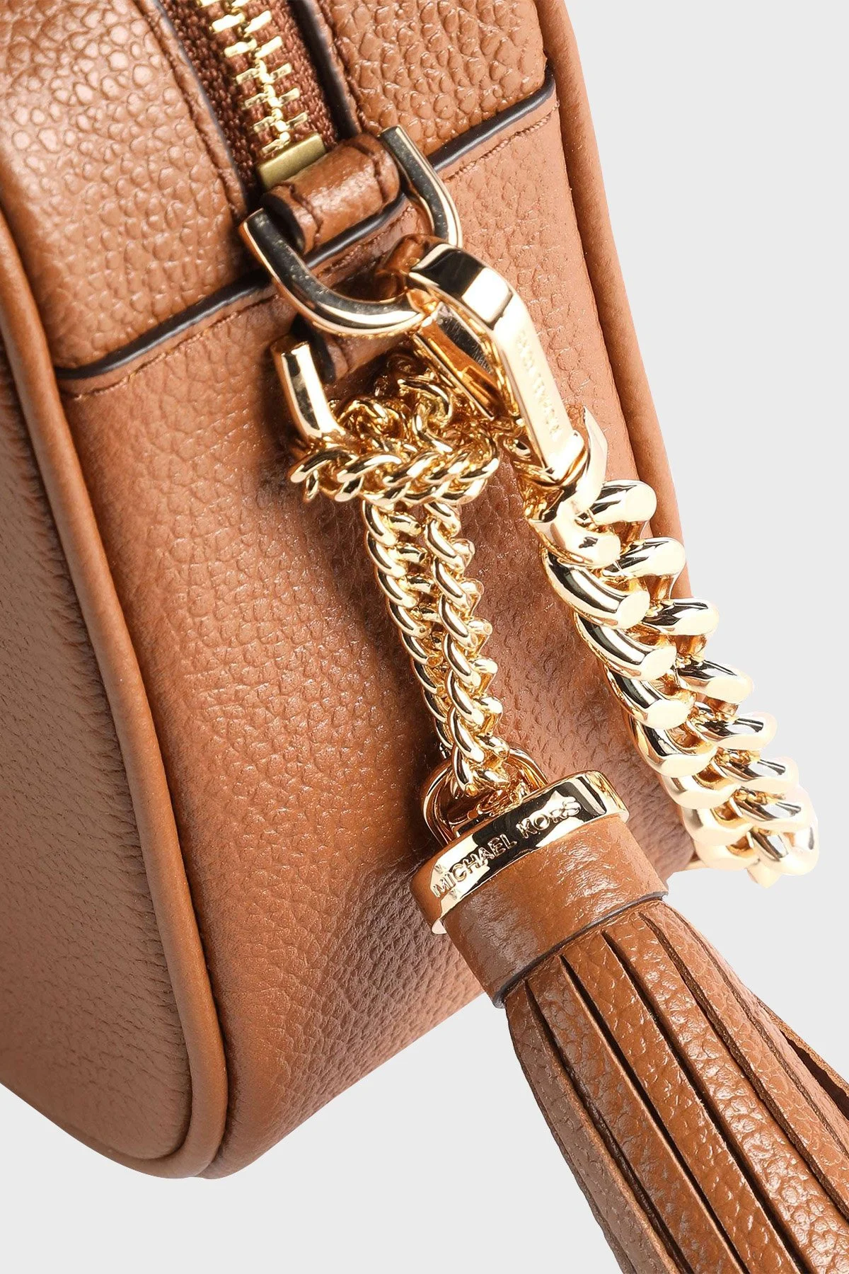 Michael Kors Logolu Ayarlanabilir Uzatma Askılı % 100 Deri Jet Set Bayan Çanta 32F7GGNM8L 230 TABA - 4