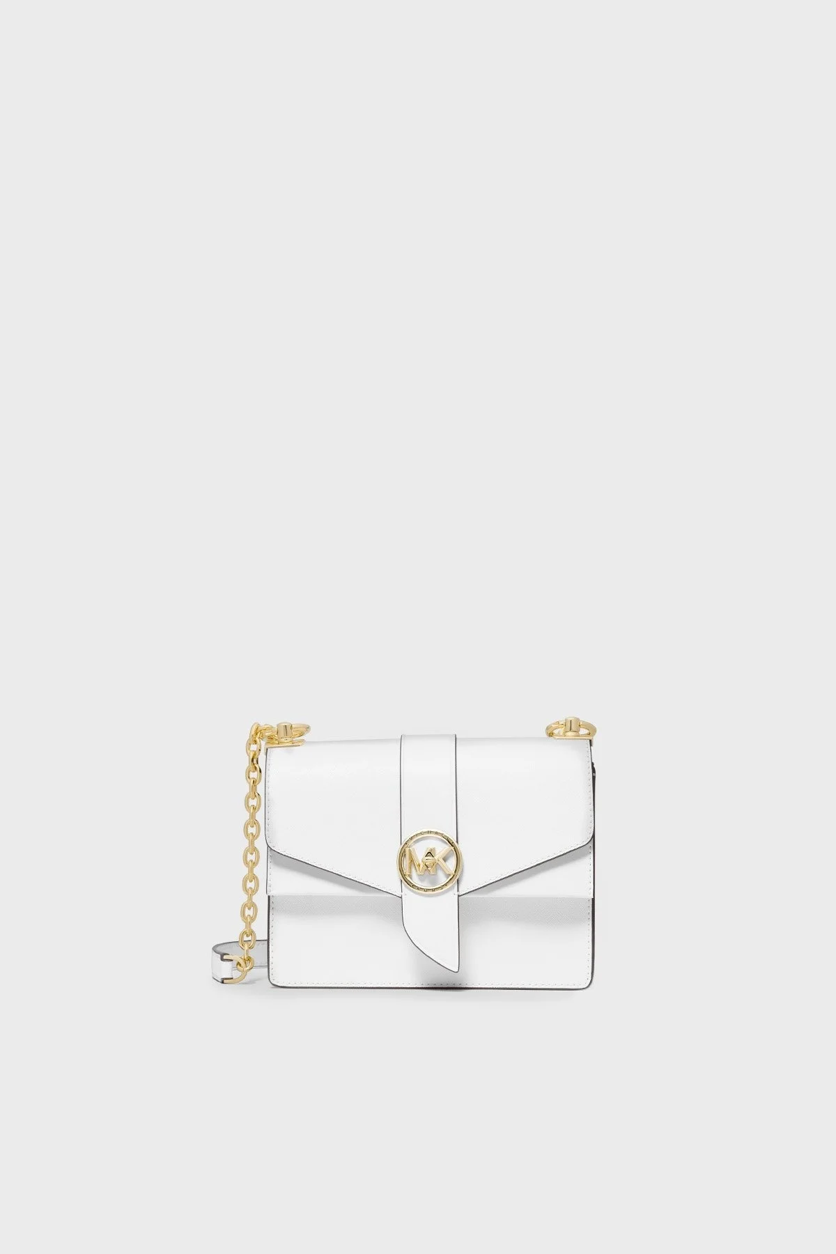 Michael Kors Logolu Ayarlanabilir Uzatma Askılı Deri 32S1GGRC0L085 Bayan Çanta 32S1GGRC0L 085 BEYAZ - 1