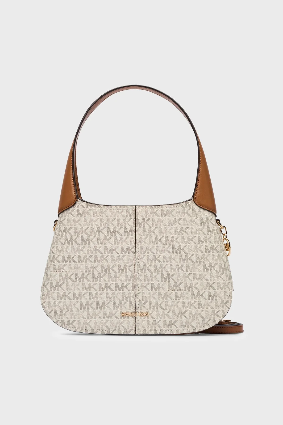 Michael Kors Logolu Ayarlanabilir ve Çıkarılabilir Askılı 30R6G0XL1B149 Kadın Çanta 30R6G0XL1B 149 EKRU - 1