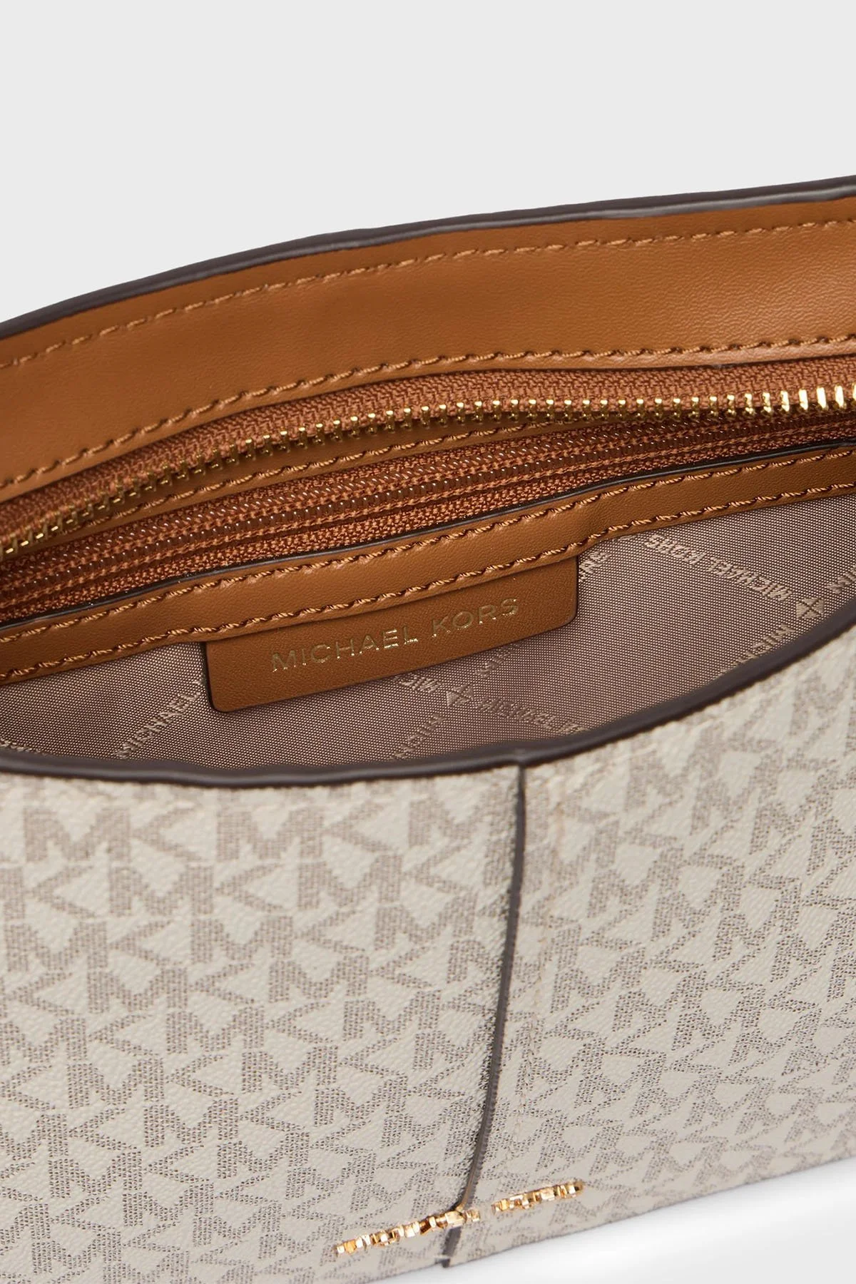 Michael Kors Logolu Ayarlanabilir ve Çıkarılabilir Askılı 30R6G0XL1B149 Kadın Çanta 30R6G0XL1B 149 EKRU - 6