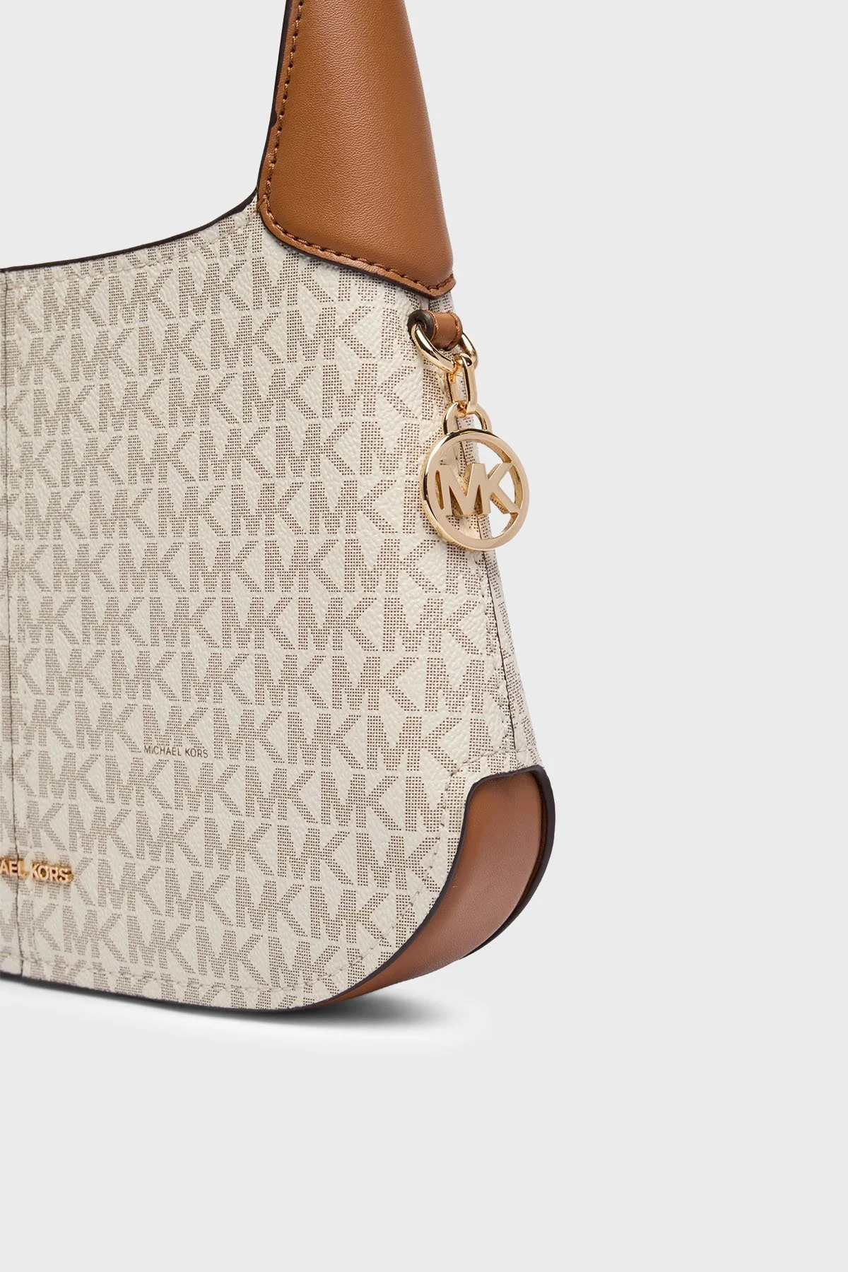 Michael Kors Logolu Ayarlanabilir ve Çıkarılabilir Askılı 30R6G0XL1B149 Kadın Çanta 30R6G0XL1B 149 EKRU - 5