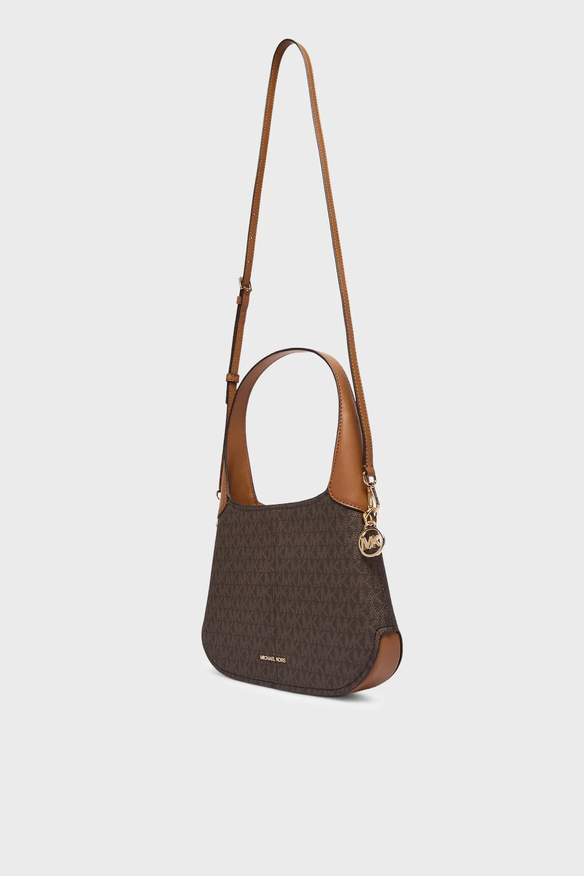 Michael Kors Logolu Ayarlanabilir ve Çıkarılabilir Askılı 30R6G0XL1B252 Bayan Çanta 30R6G0XL1B 252 KAHVE - 4