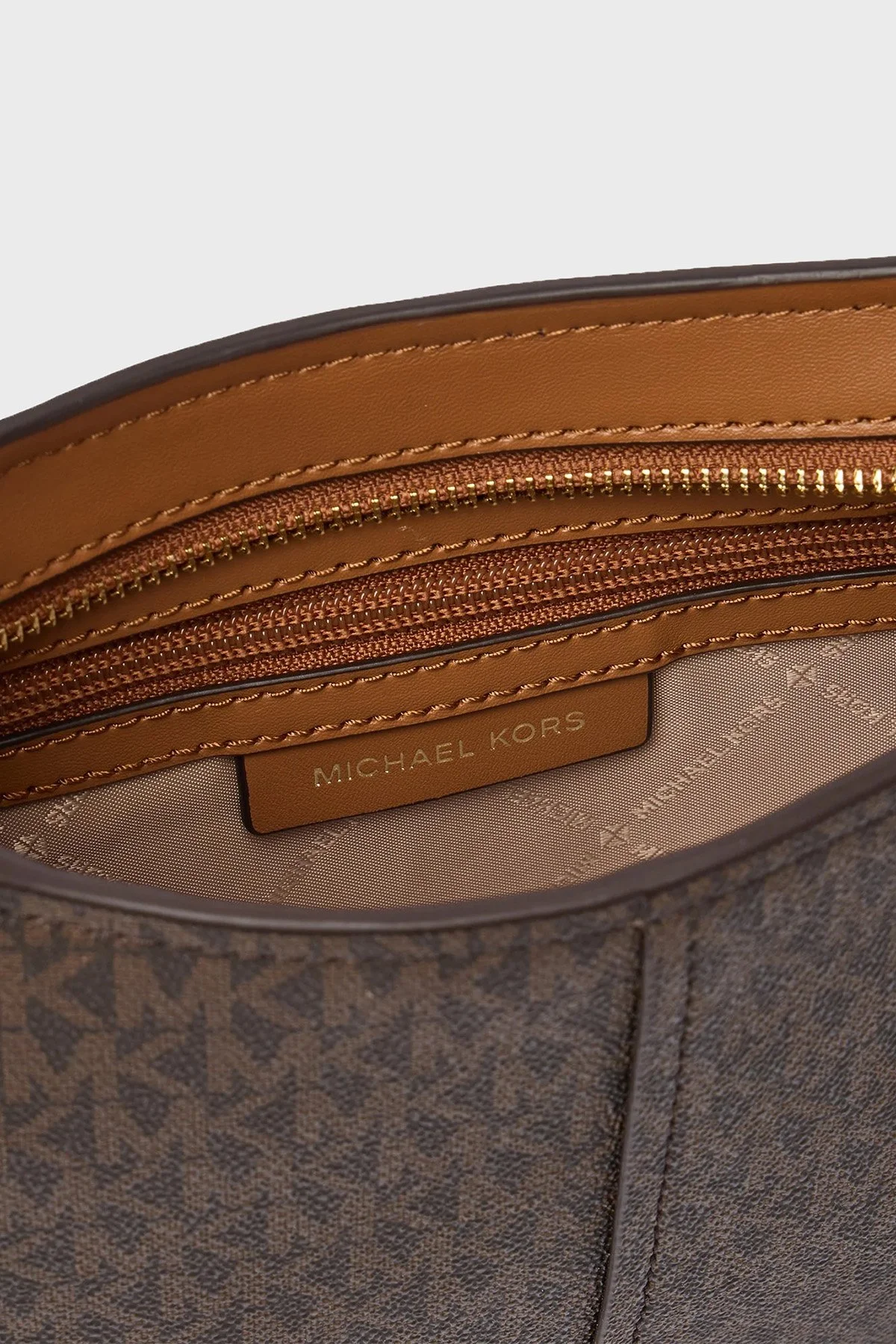 Michael Kors Logolu Ayarlanabilir ve Çıkarılabilir Askılı 30R6G0XL1B252 Kadın Çanta 30R6G0XL1B 252 KAHVE - 5