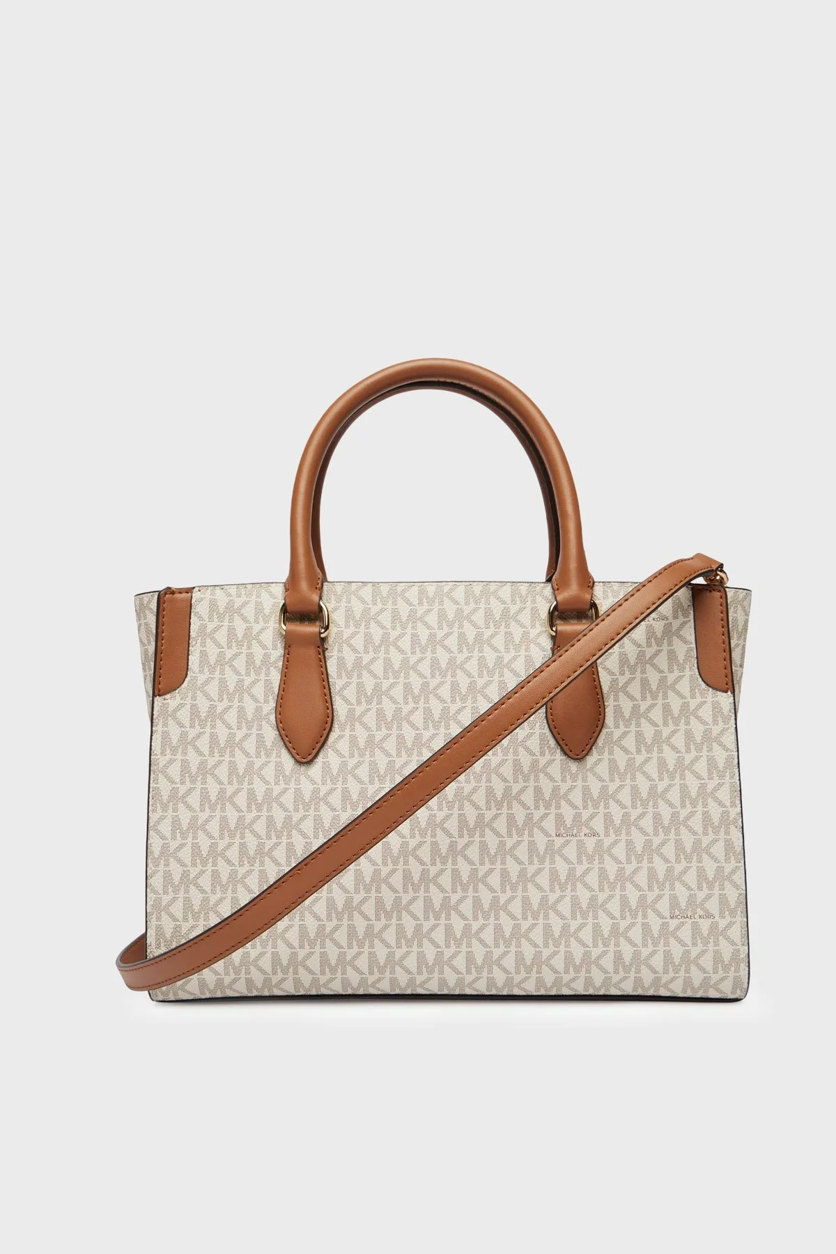 Michael Kors Logolu Ayarlanabilir ve Çıkarılabilir Askılı 30R6GQ6S2B149 Bayan Çanta 30R6GQ6S2B 149 EKRU - 3