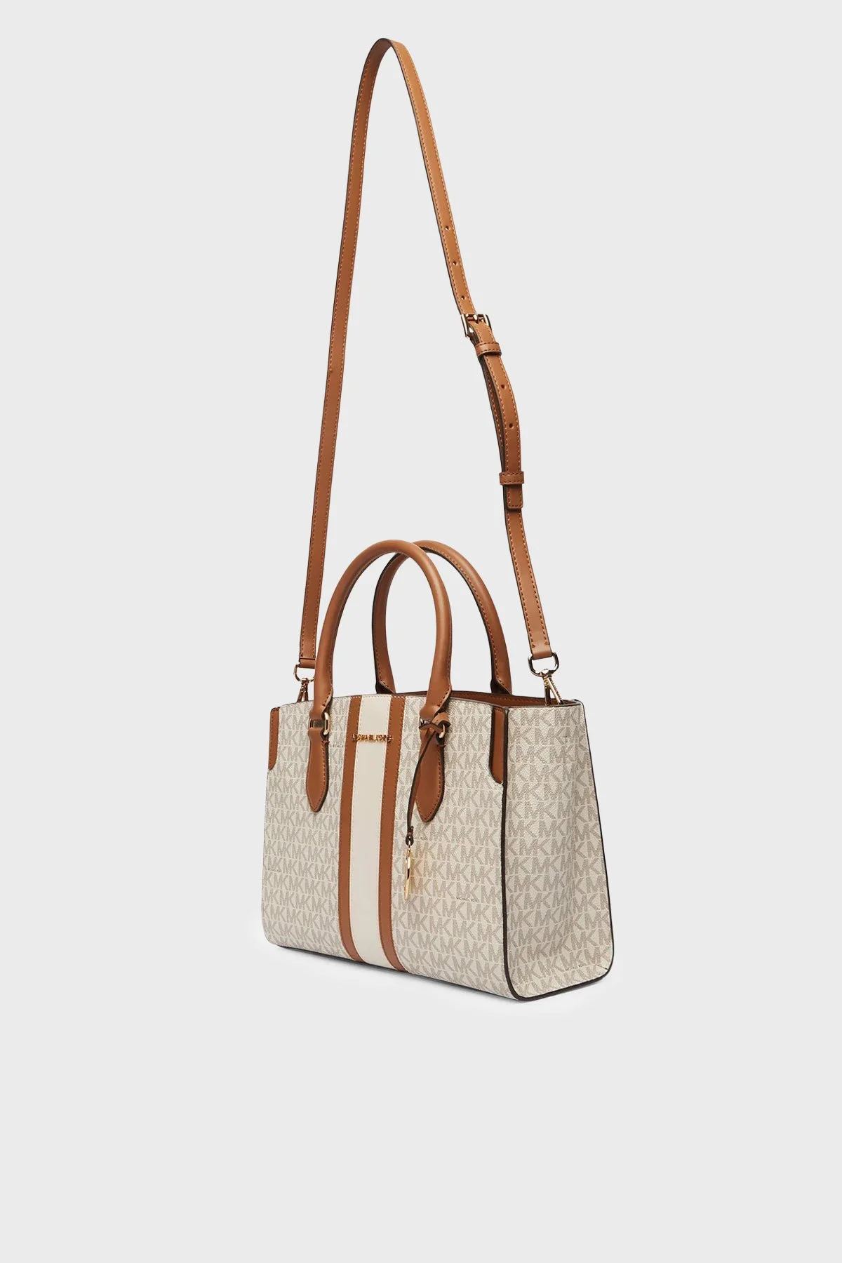 Michael Kors Logolu Ayarlanabilir ve Çıkarılabilir Askılı 30R6GQ6S2B149 Kadın Çanta 30R6GQ6S2B 149 EKRU - 4