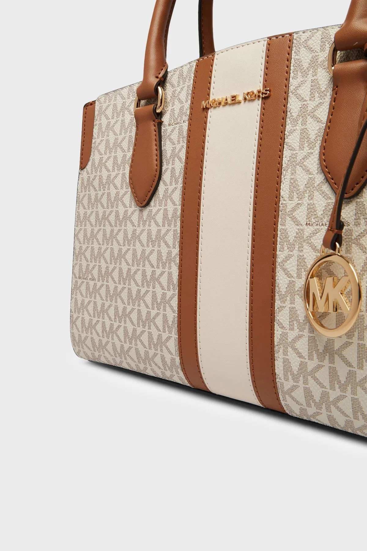 Michael Kors Logolu Ayarlanabilir ve Çıkarılabilir Askılı 30R6GQ6S2B149 Kadın Çanta 30R6GQ6S2B 149 EKRU - 5