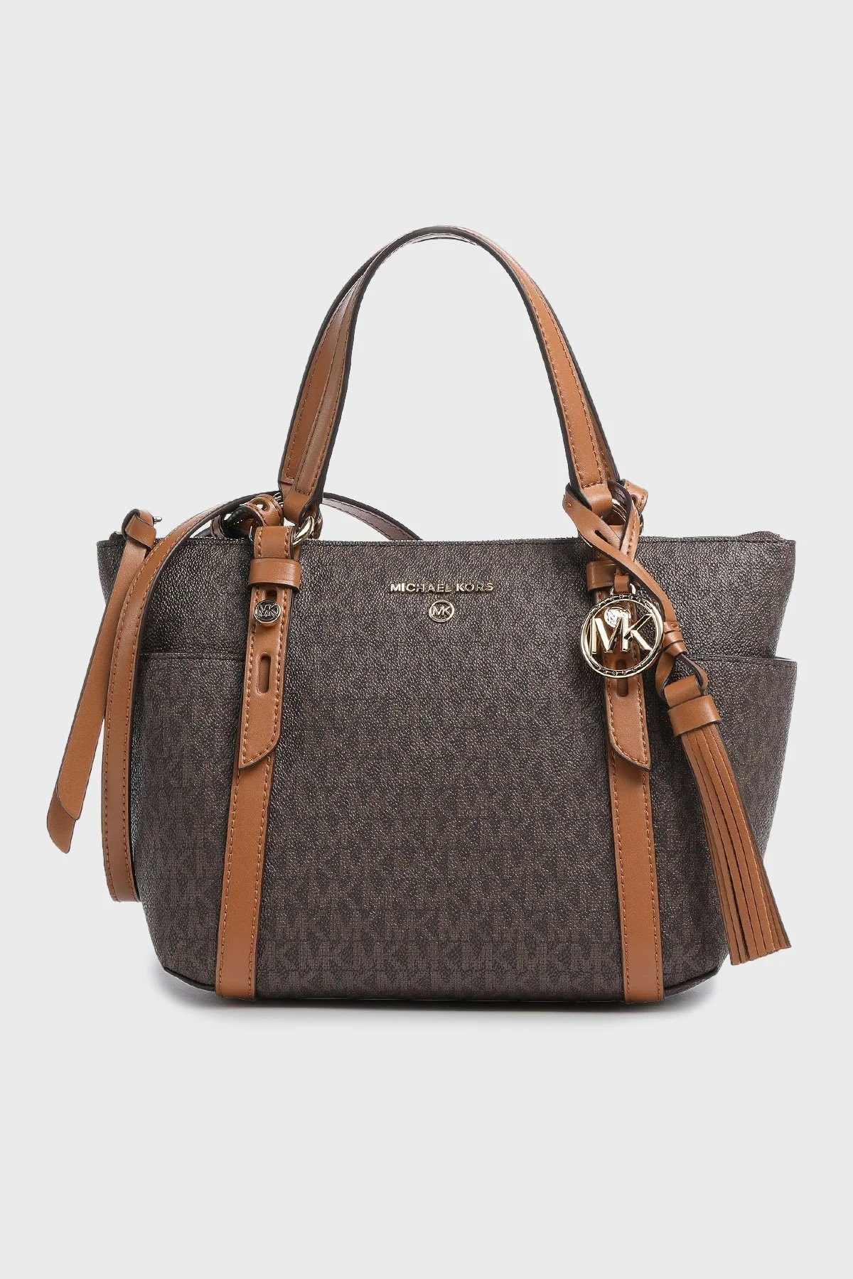 Michael Kors Çıkarılabilir Uzatma Askılı Sullivan 30T0GNXT1B252 Bayan Çanta 30T0GNXT1B 252 KAHVE - 1