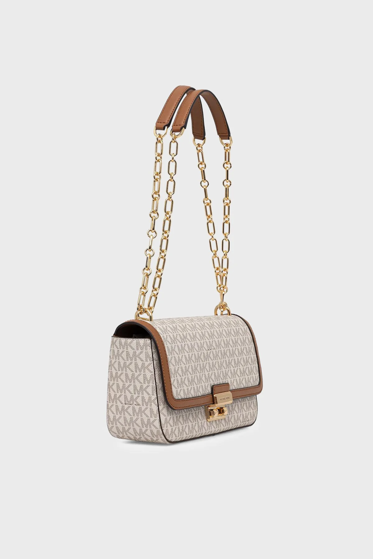 Michael Kors Logolu Ayarlanabilir Zincir Askılı 30R5G2RL7B149 Kadın Çanta 30R5G2RL7B 149 EKRU - 3