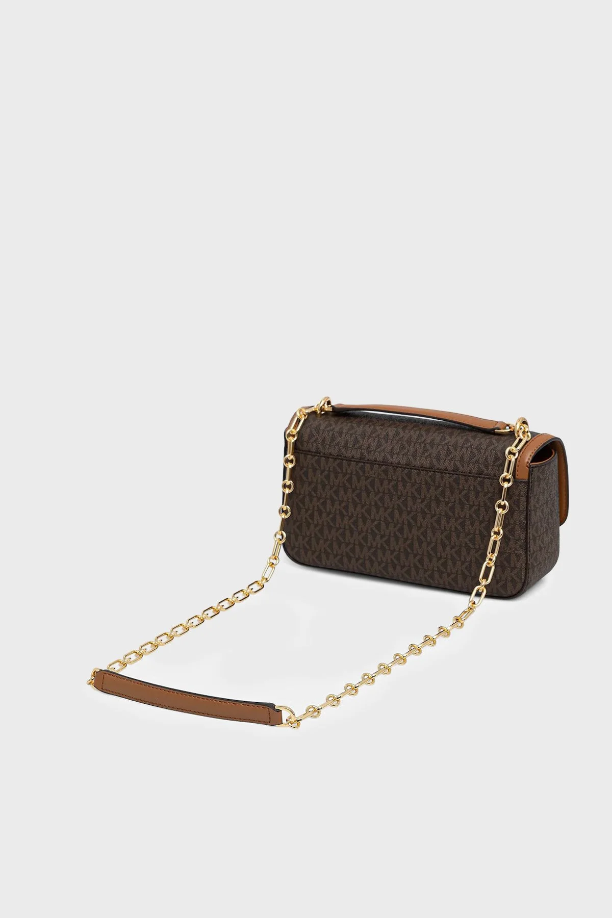 Michael Kors Logolu Ayarlanabilir Zincir Askılı 30R5G2RL7B252 Kadın Çanta 30R5G2RL7B 252 KAHVE - 2