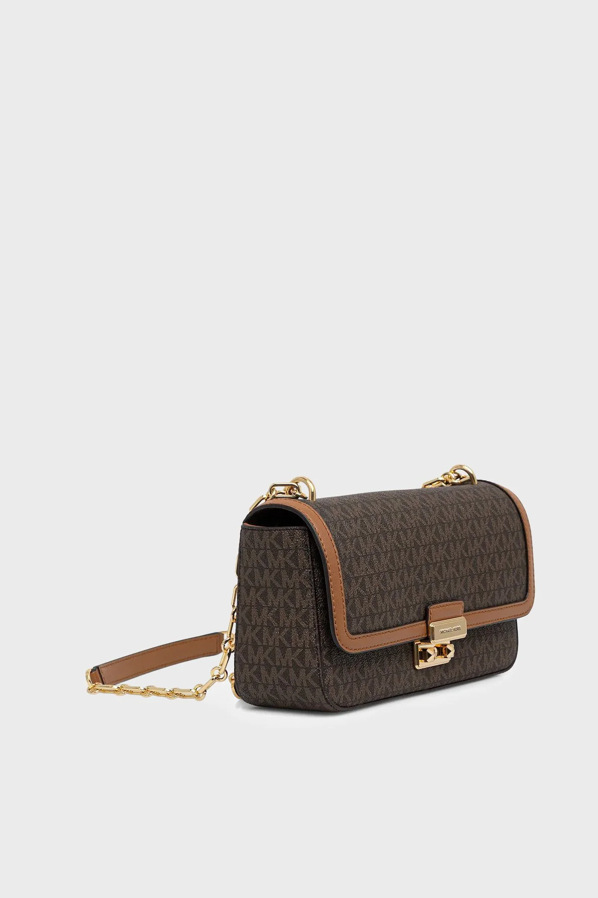 Michael Kors Logolu Ayarlanabilir Zincir Askılı 30R5G2RL7B252 Kadın Çanta 30R5G2RL7B 252 KAHVE - 3