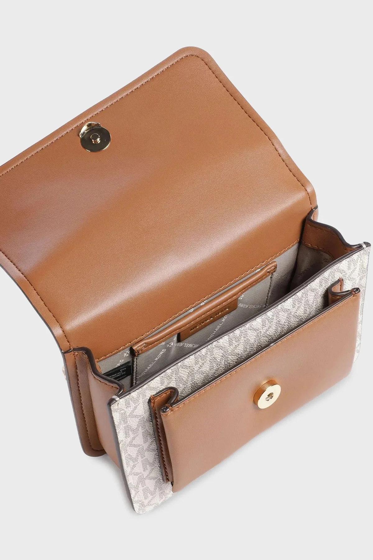 Michael Kors Logolu Ayarlanabilir Zincir Askılı 32R5GC7C1B149 Kadın Çanta 32R5GC7C1B 149 EKRU - 5